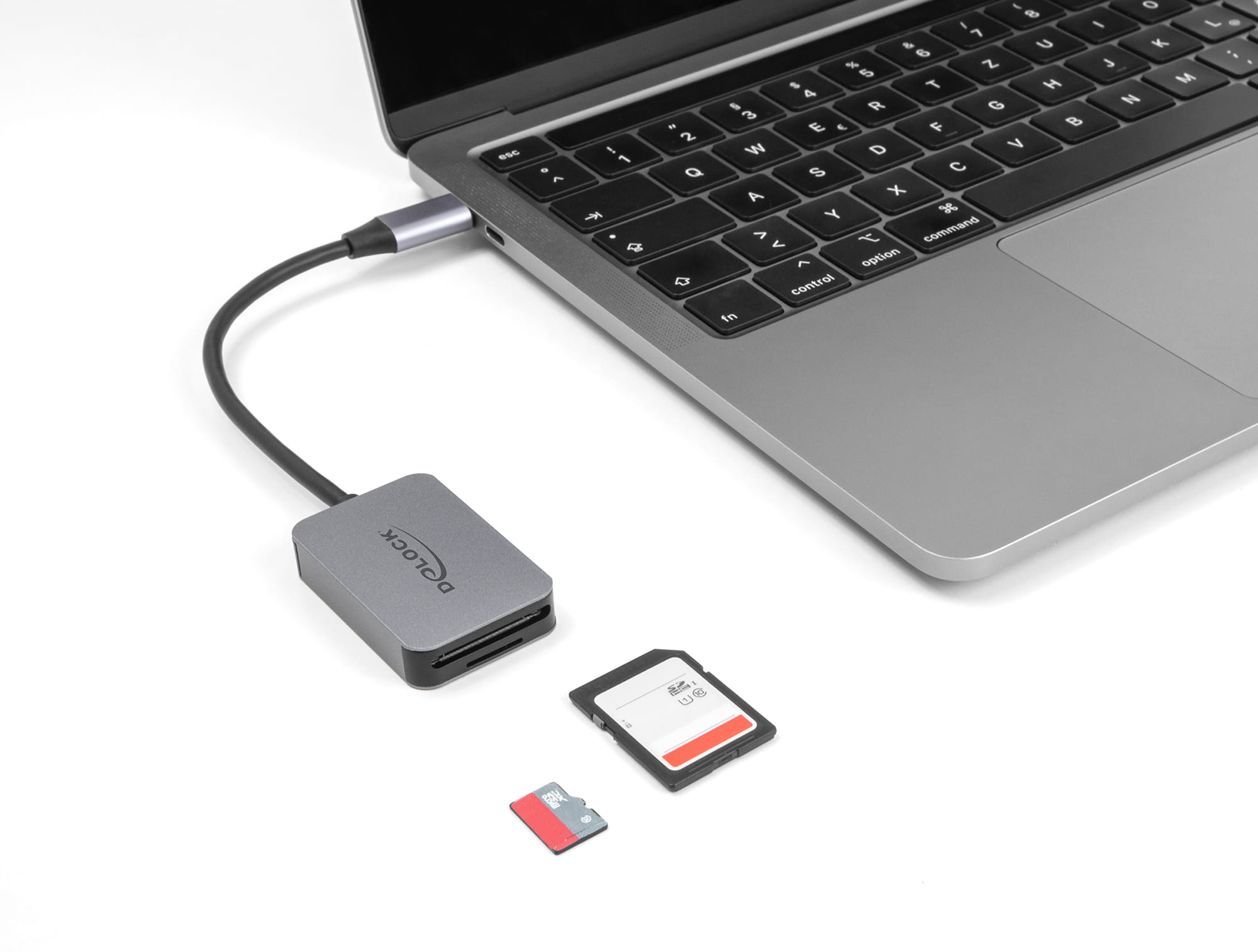 Delock Kartenleser (microSD, SD) - USB-C