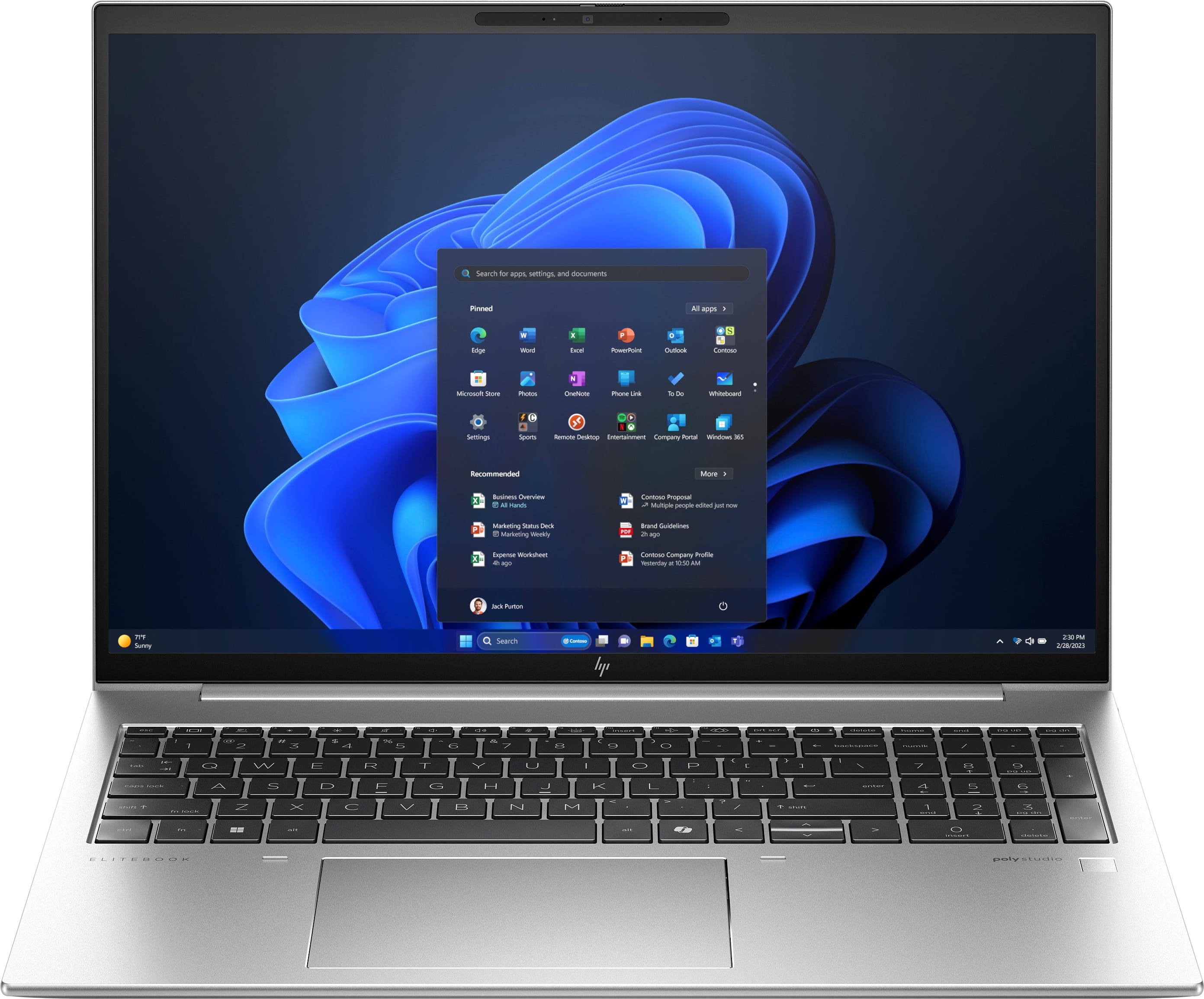HP EliteBook 860 G11 Notebook - Intel Core Ultra 7 155H / 1.4 GHz - vPro - Win 11 Pro - Intel Graphics - 32 GB RAM - 1 TB SSD NVMe - 40.6 cm (16")