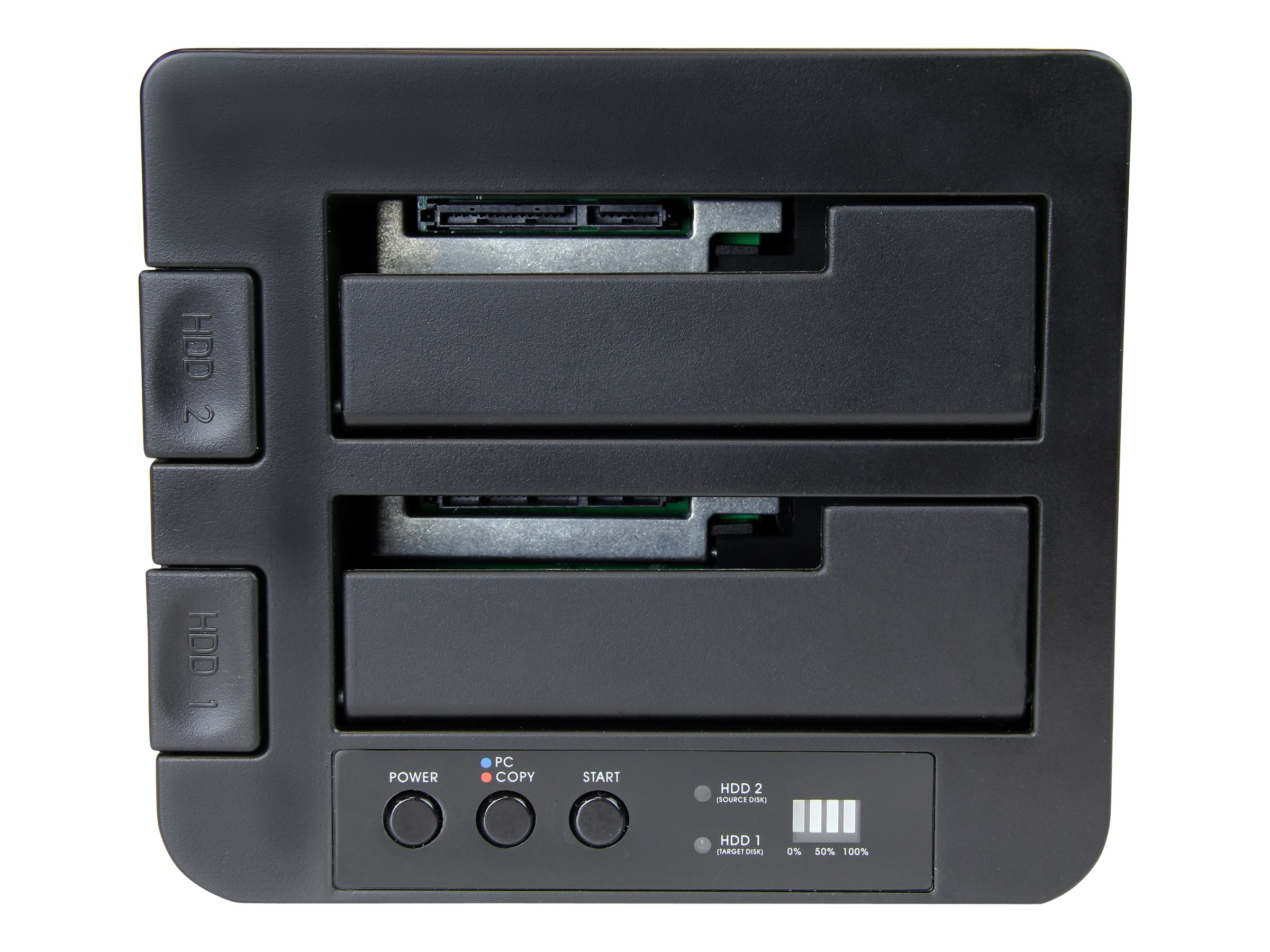 StarTech.com Standalone Hard Drive Duplicator, Dual Bay HDDSSD ClonerCopier, USB 3.1 (10 Gbps)