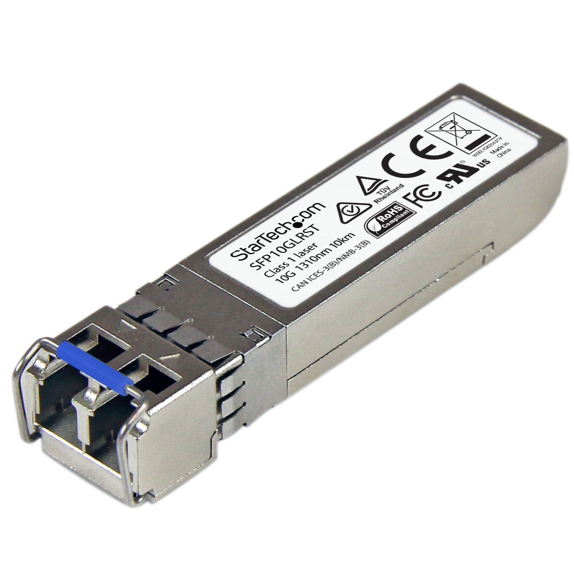 StarTech.com 10 Gigabit LWL SFP+ Transceiver Module - Cisco SFP-10G-LR kompatibel - SM LC 10 km - Mini GBIC mit DDM - 10GBase-LR SFP+ - SFP+-Transceiver-Modul (gleichwertig mit: Cisco SFP-10G-LR)