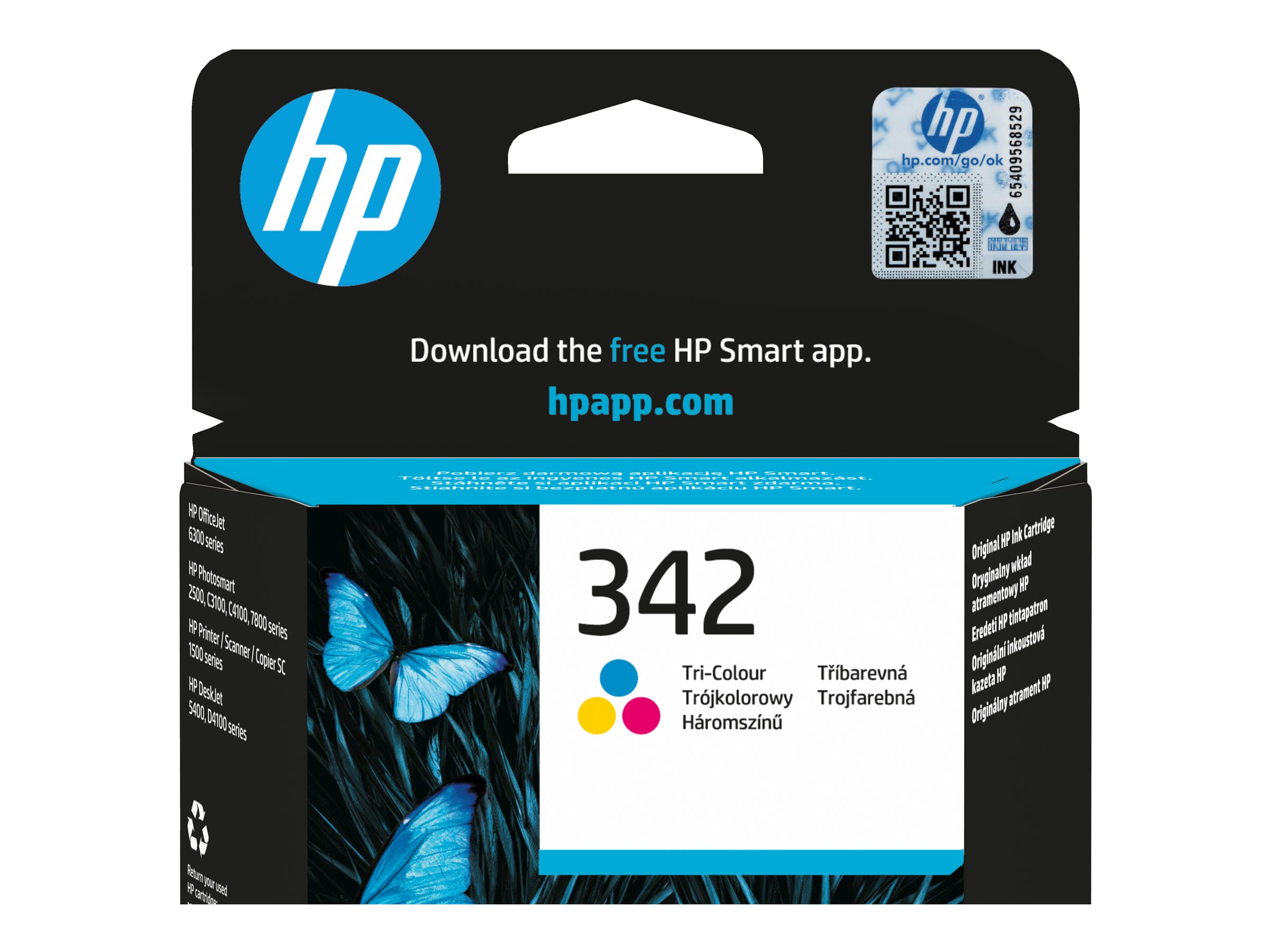 HP 342 - 5 ml - Farbe (Cyan, Magenta, Gelb) - original