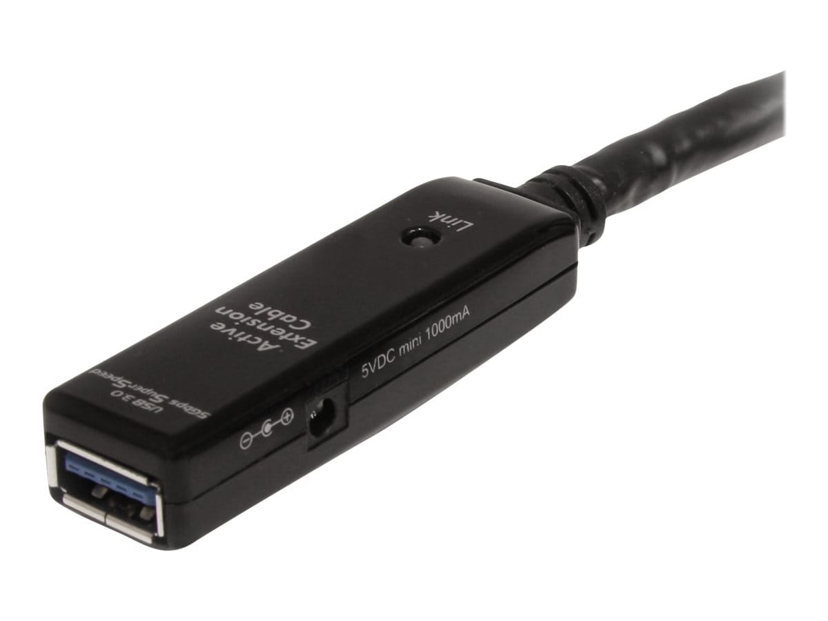 StarTech.com 5 m aktives USB 3.0 Verlängerungskabel - Stecker/Buchse - USB 3.0 SuperSpeed Kabel Verlängerung - USB-Verlängerungskabel - USB Typ A (M)