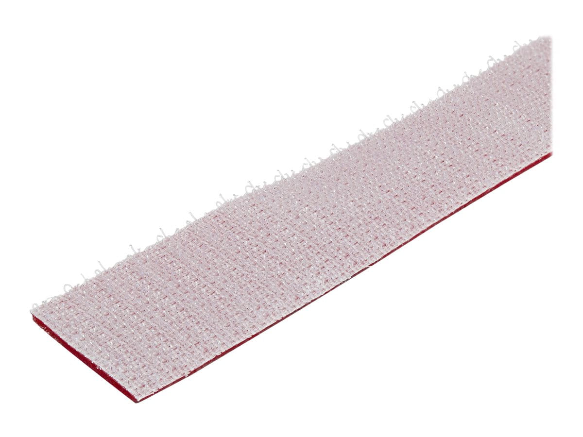 StarTech.com HKLP25RD Klettkabelbinder (7,6m, frei zuschneidbar & wiederverwendbar) rot