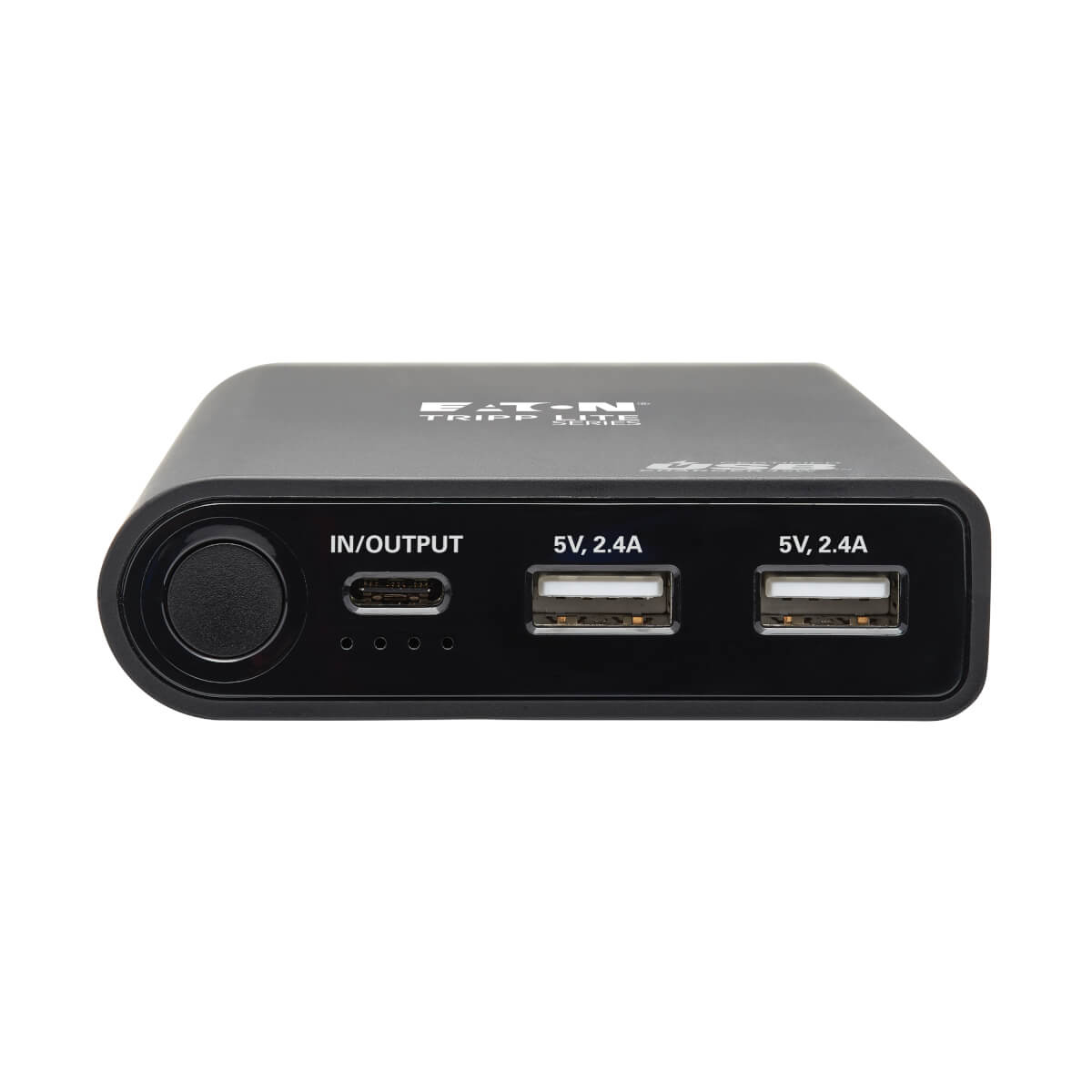 Tripp Eaton Tripp Lite Series Portable Charger - 2x USB-A, USB-C with PD Charging, 20,100mAh Power Bank, Lithium-Ion, USB-IF, Black - Powerbank - 20100 mAh - 57 Watt - 3 A - USB BC 1.2 - 3 Ausgabeanschlussstellen (USB Typ A, 24 pin USB-C)