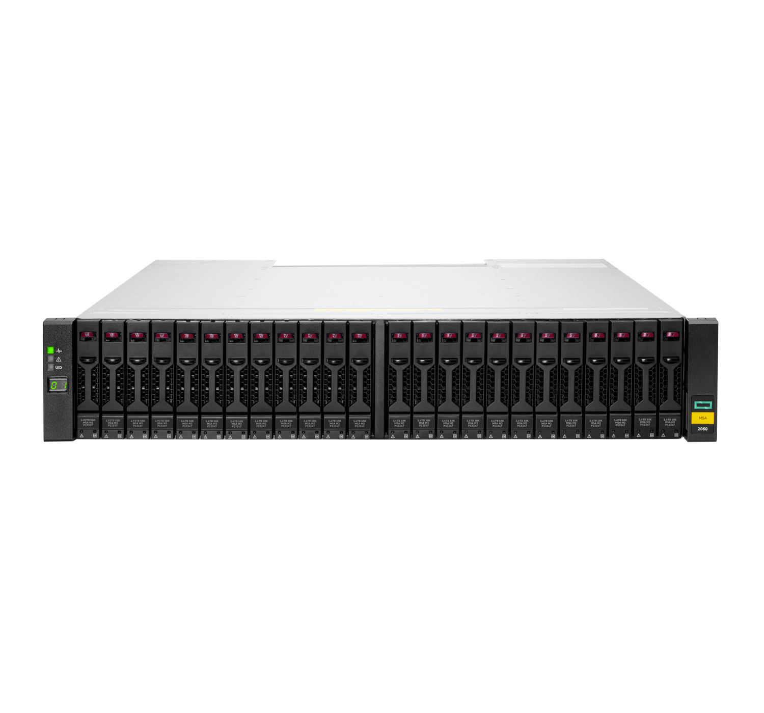 HPE Modular Smart Array 2060 10GbE iSCSI SFF Storage - Festplatten-Array - 0 TB - 24 Schächte (SAS-3)