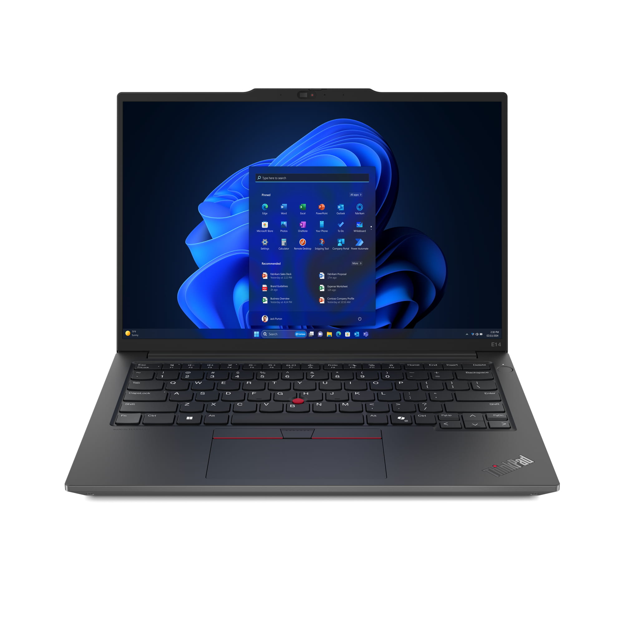 Lenovo ThinkPad E14 Gen 6 21M7 - 180°-Scharnierdesign - Intel Core Ultra 7 155H / 1.4 GHz - Win 11 Pro - Intel Arc Graphics - 16 GB RAM - 512 GB SSD TCG Opal Encryption 2, NVMe - 35.6 cm (14")