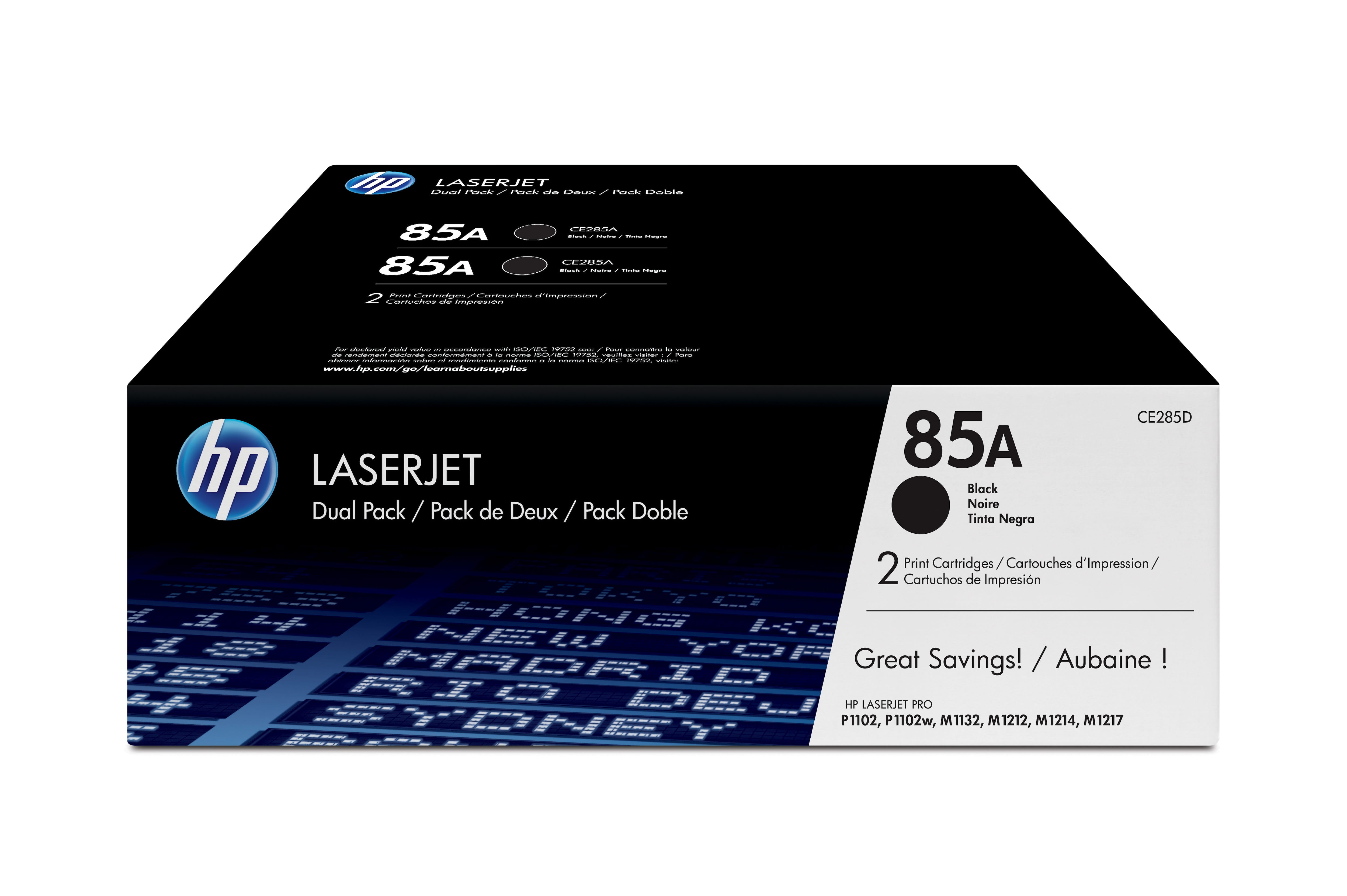 HP 85A - 2er-Pack - Schwarz - original - LaserJet - Tonerpatrone (CE285AD)