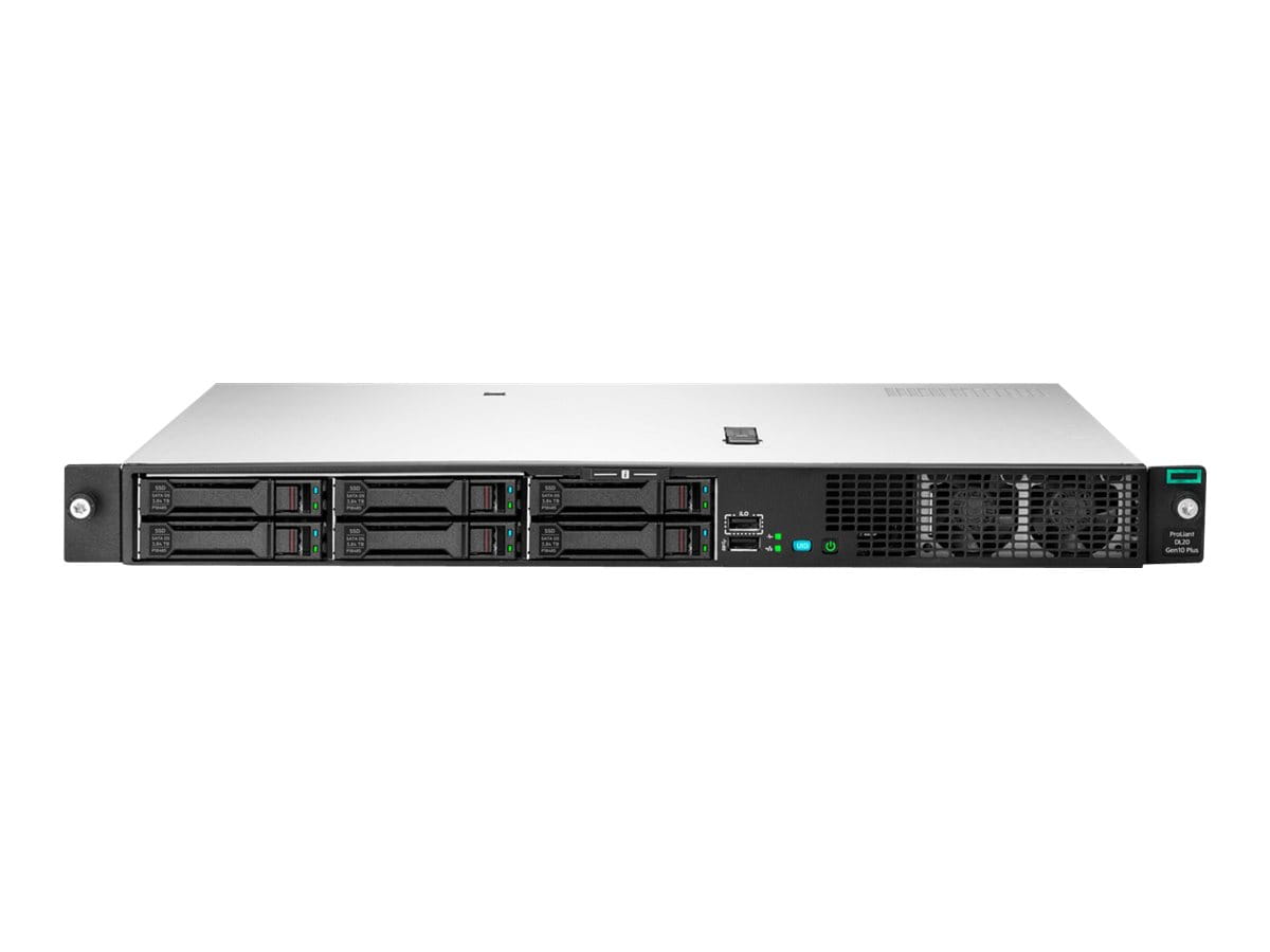 HPE ProLiant DL20 Gen10 Plus - Server - Rack-Montage - 1U - 1-Weg - keine CPU - RAM 0 GB - SATA - Hot-Swap 8.9 cm (3.5")