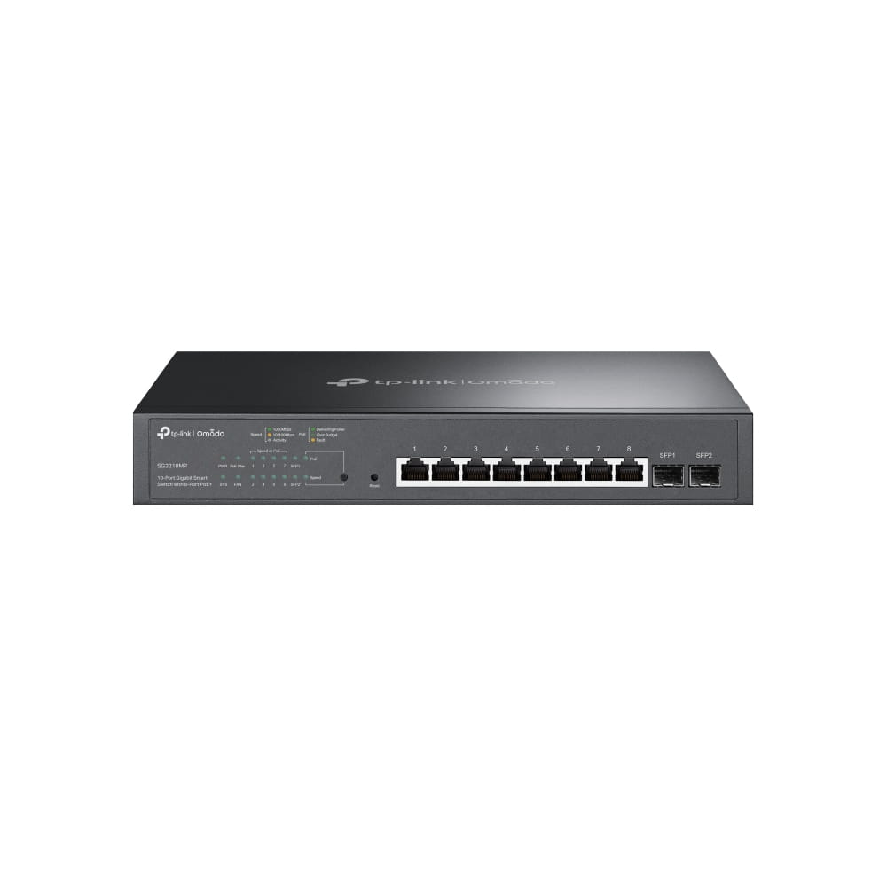TP-LINK Omada TL-SG2210MP - Switch - Smart - 8 x 10/100/1000 (PoE+)