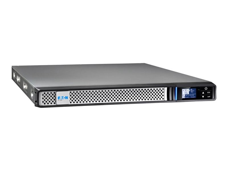 Eaton 5P 1550iR - Gen 2 - USV (Rack - einbaufähig) - Wechselstrom 200/208/220/230/240 V - 1350 Watt - 1550 VA - 1-phasig - 9 Ah - RS-232, USB - Ausgangsanschlüsse: 6 - 1U - 48.3 cm (19") - Line-Interactive-USV