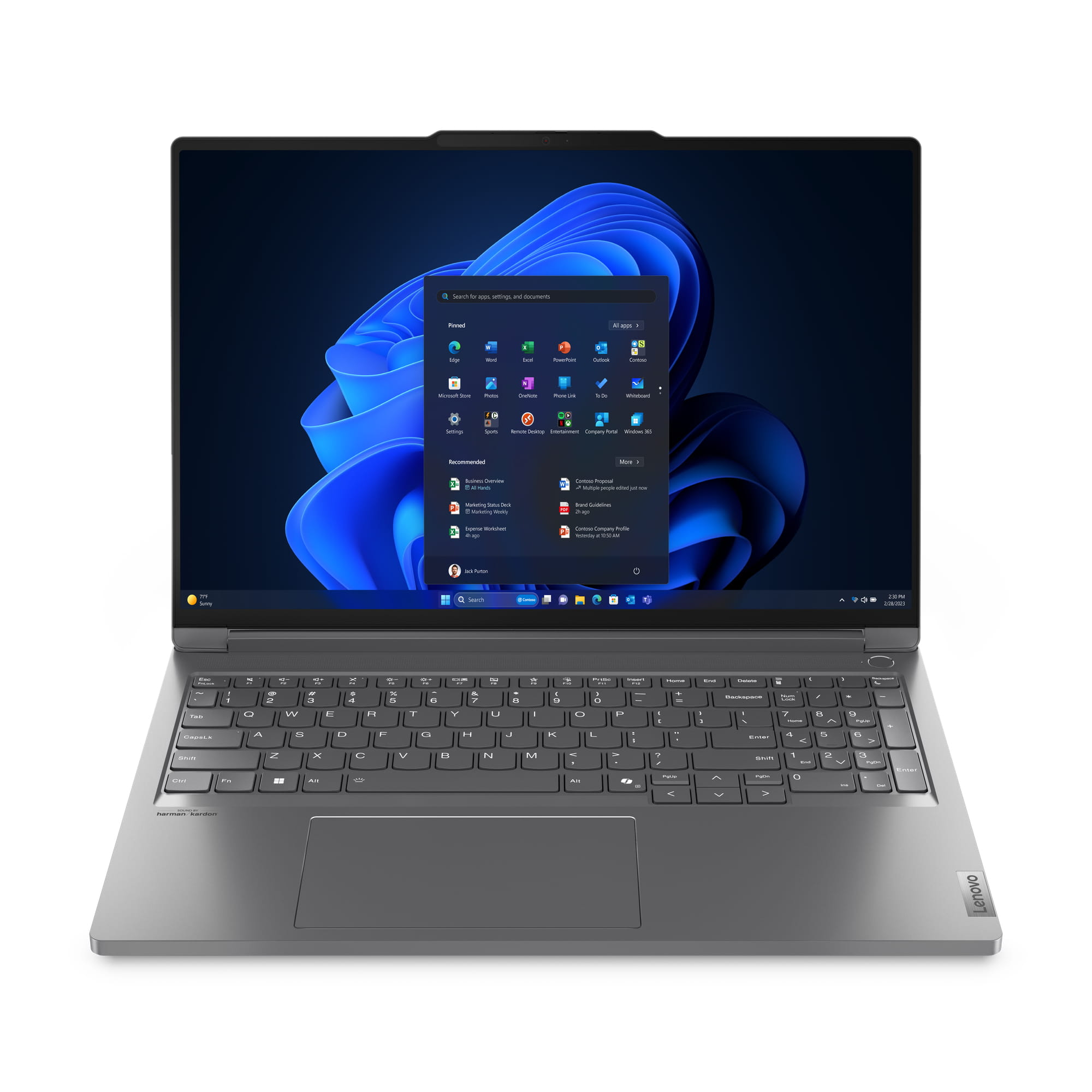 Lenovo ThinkBook 16p G5 IRX 21N5 - Intel Core i9 i9-14900HX / 2.2 GHz - Win 11 Pro - GeForce RTX 4060 - 32 GB RAM - 1 TB SSD NVMe - 40.6 cm (16")