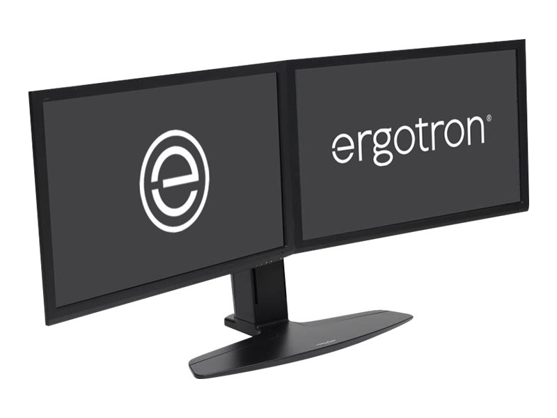 Ergotron Neo-Flex - Aufstellung - für 2 LCD-Displays - Schwarz - Bildschirmgröße: bis zu 61 cm (bis zu 24 Zoll)