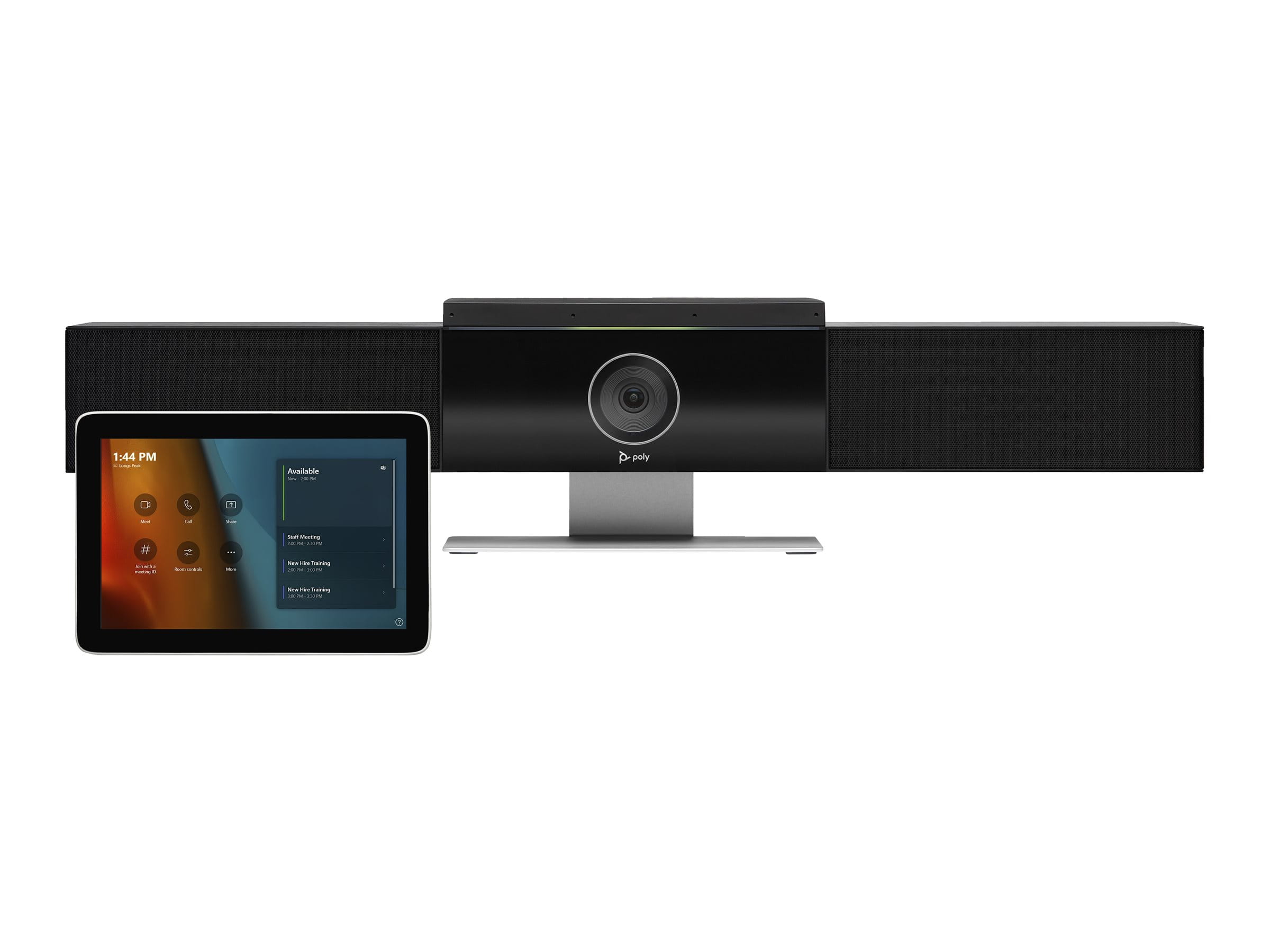 Poly Microsoft Teams Rooms - Base Kit - Kit für Videokonferenzen (HP Mini Conferencing PC, Poly GC8 Touchcontroller)