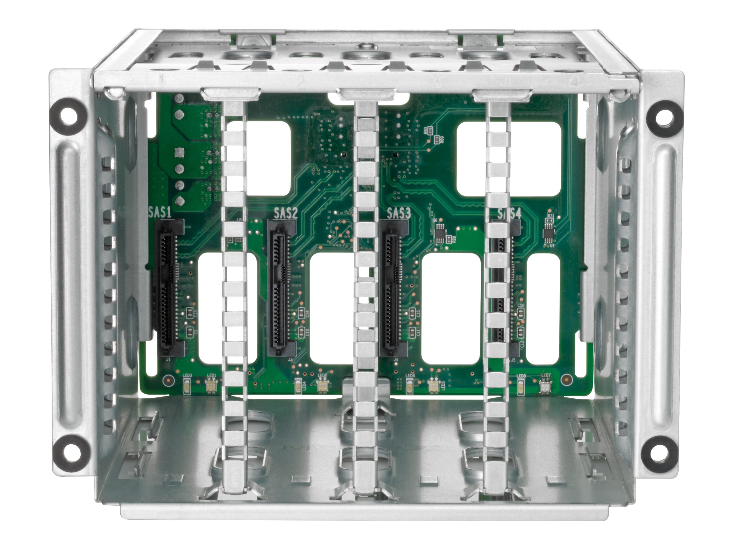 HPE 8SFF x4 U.3 BC Mid Tray Premium Drive Cage Kit - Gehäuse für Speicherlaufwerke - 2.5" (6.4 cm)