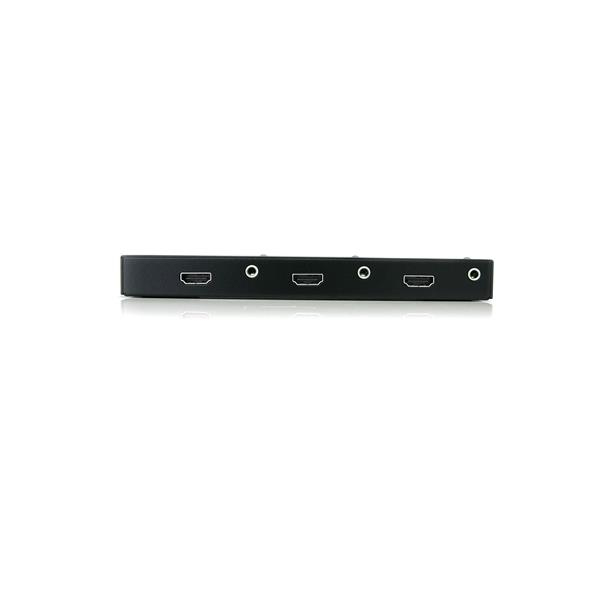 StarTech.com HDMI Splitter 1 In 2 Out - 1080p - 2 Port - Signal Amplifier - Rugged - HDMI Multi Port - HDMI Audio Splitter (ST122HDMI2)