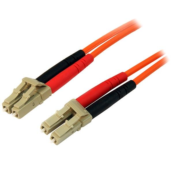 StarTech.com 3m Fiber Optic Cable - Multimode Duplex 50/125 - LSZH - LC/LC - OM2 - LC to LC Fiber Patch Cable - Netzwerkkabel - LC Multi-Mode (M)