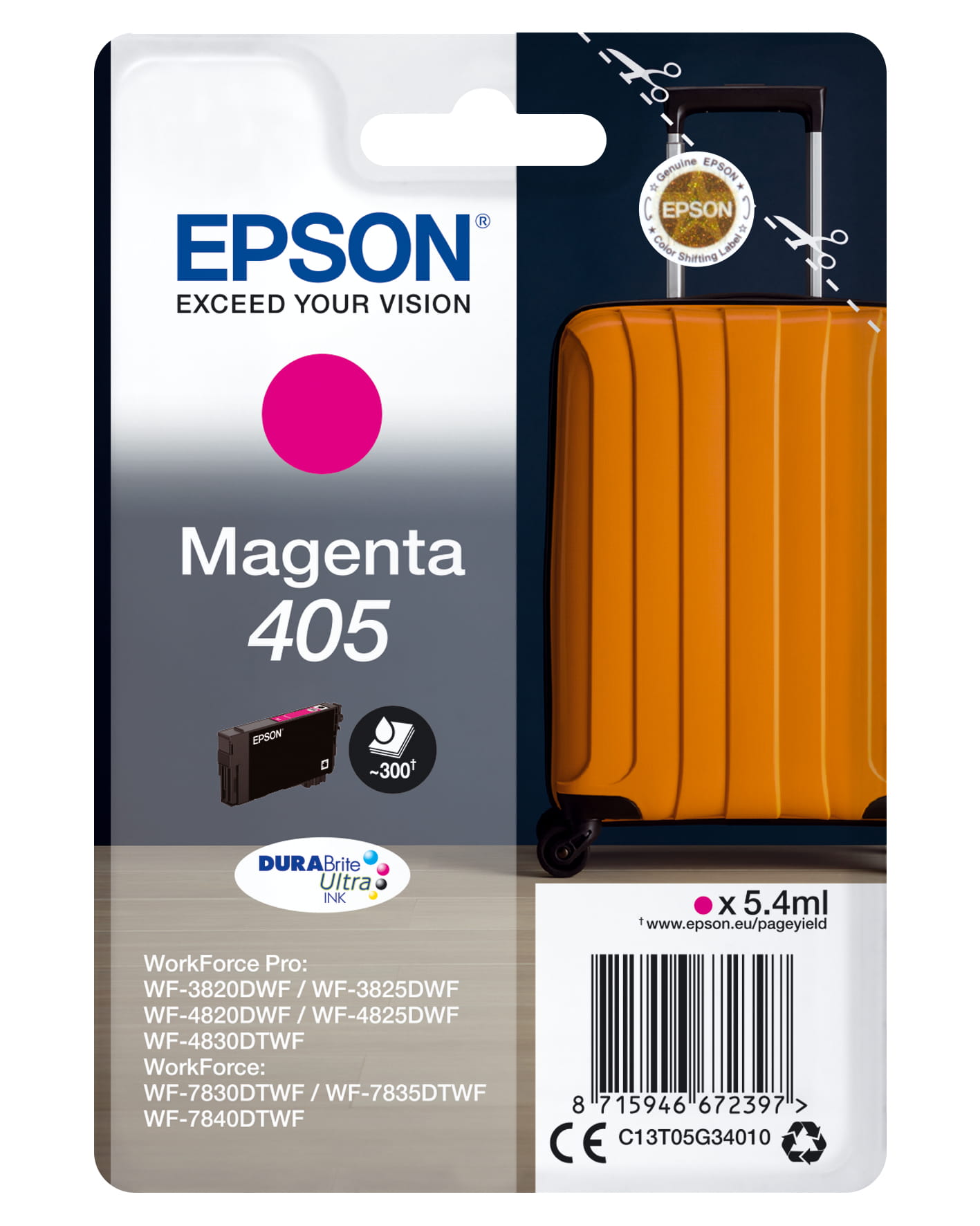 Epson 405 - 5.4 ml - Magenta - original - Tintenpatrone