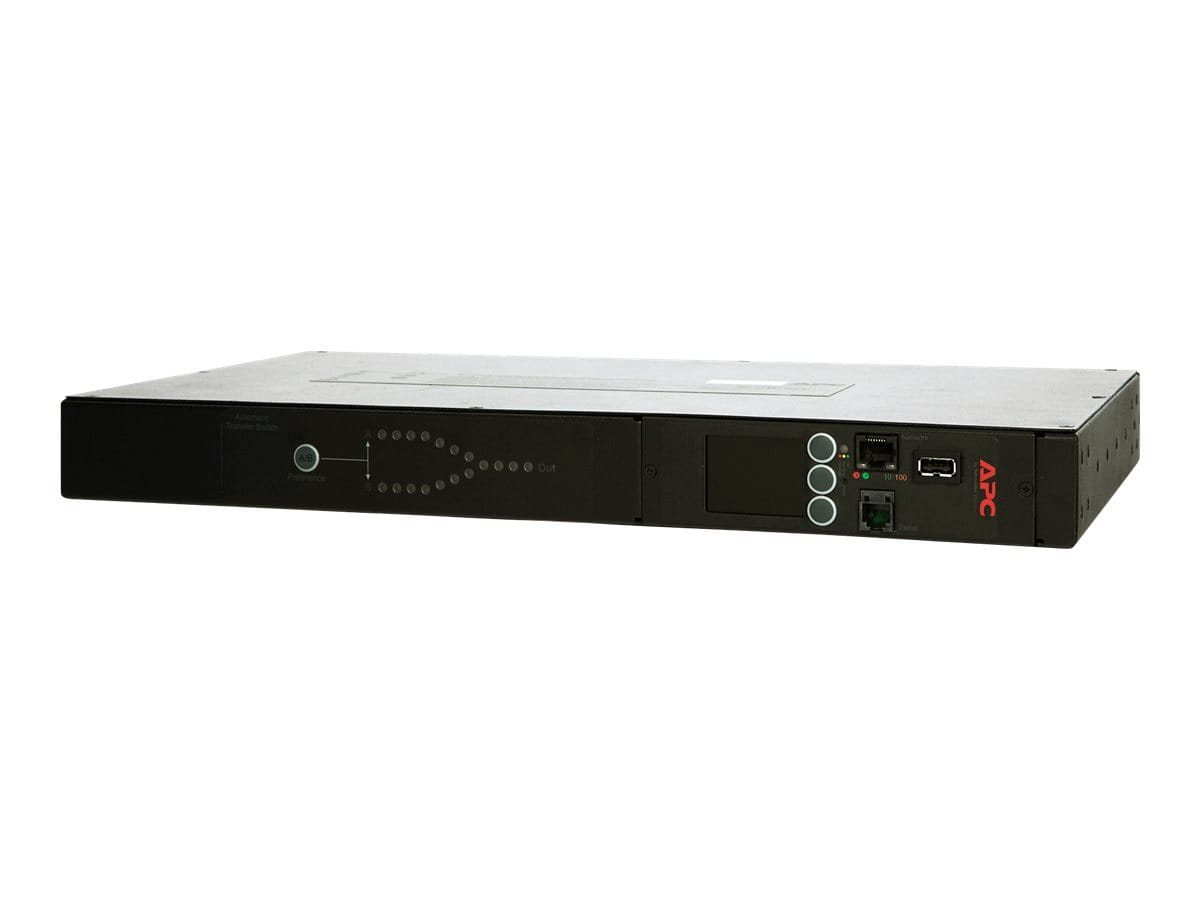 APC Rack Automatic Transfer Switch AP4452 - Redundant switch (Rack - einbaufähig)