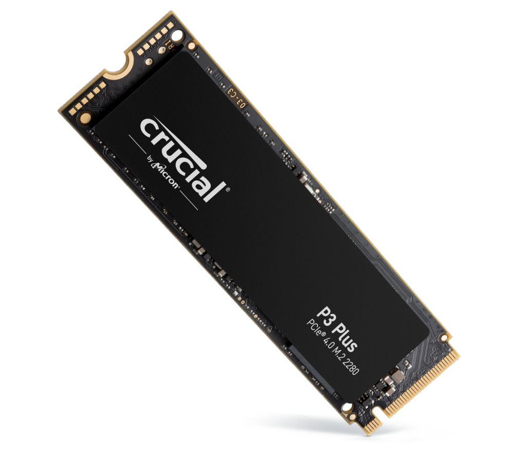 Crucial P3 Plus - SSD - 500 GB - intern - M.2 2280 - PCIe 4.0 (NVMe)