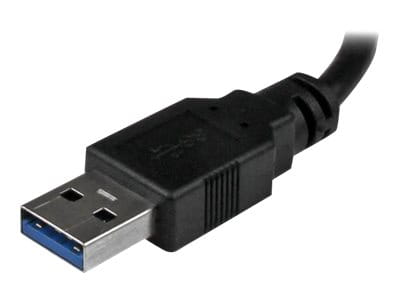 StarTech.com USB 3.0 auf Gigabit Netzwerk Adapter mit 2 Port USB Hub - Native Treiber-Unterstützung (Windows, Mac und Chrome OS)