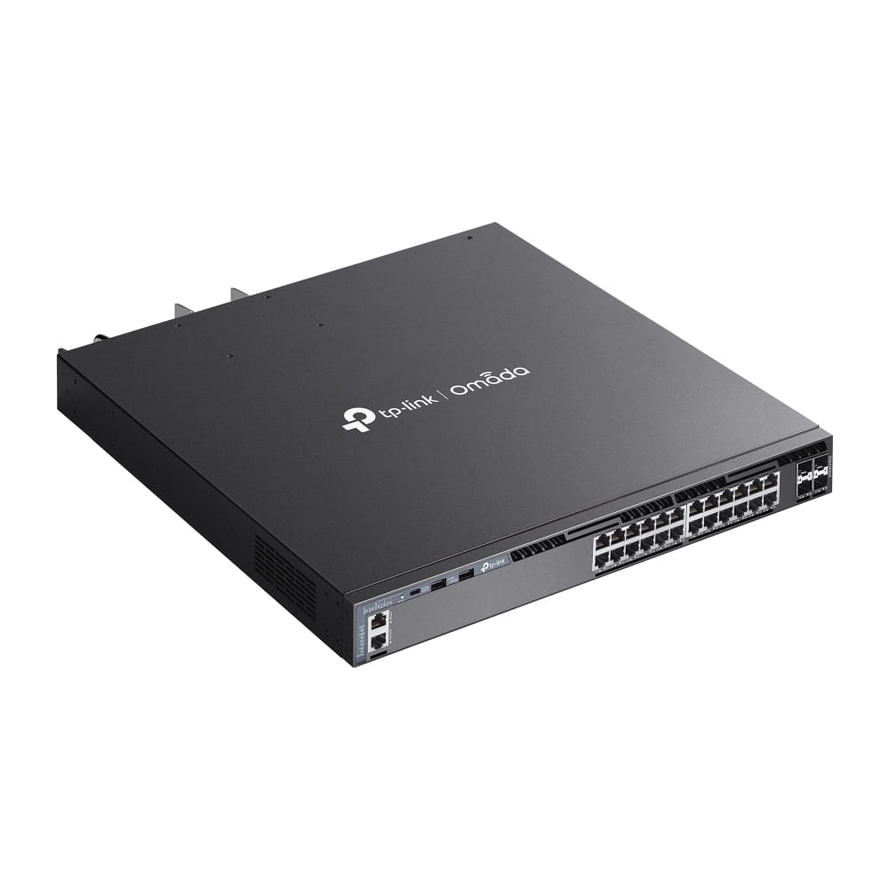 TP-LINK Omada SG6428XHP V1 - Switch - L3 - managed - 24 x 10/100/1000 (PoE+)