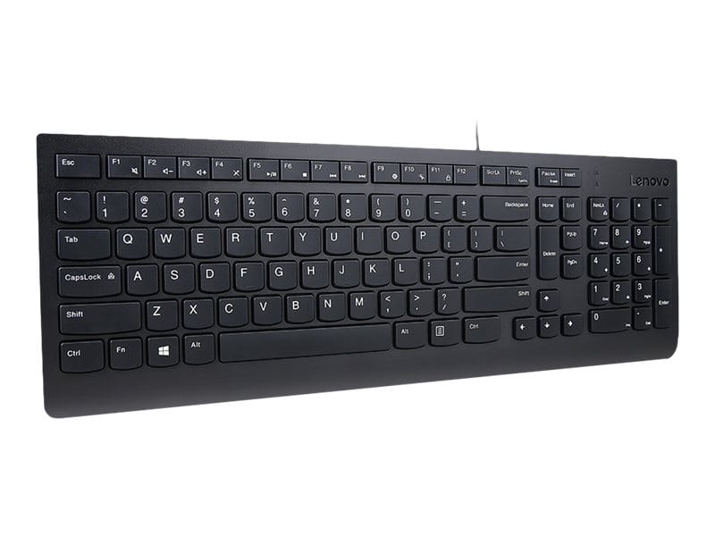 Lenovo Essential - Tastatur - USB - Dänisch - Schwarz