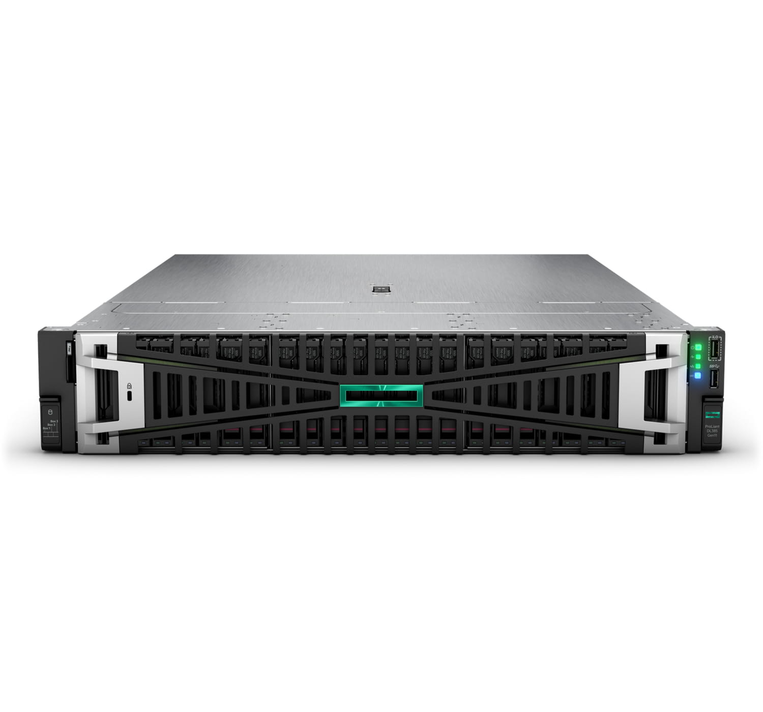 HPE ProLiant DL385 Gen11 - Server - Rack-Montage - 2U - zweiweg - 1 x EPYC 9124 / 3 GHz - RAM 32 GB - SATA/SAS/NVMe - Hot-Swap 6.4 cm (2.5")