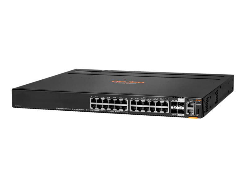 HPE Aruba 6200M 24G 4SFP+ Switch - Switch - max. Stapelentfernung 10 km - L3 - managed - 24 x 10/100/1000 + 4 x 1 Gigabit / 10 Gigabit SFP+ (Uplink / Stacking)