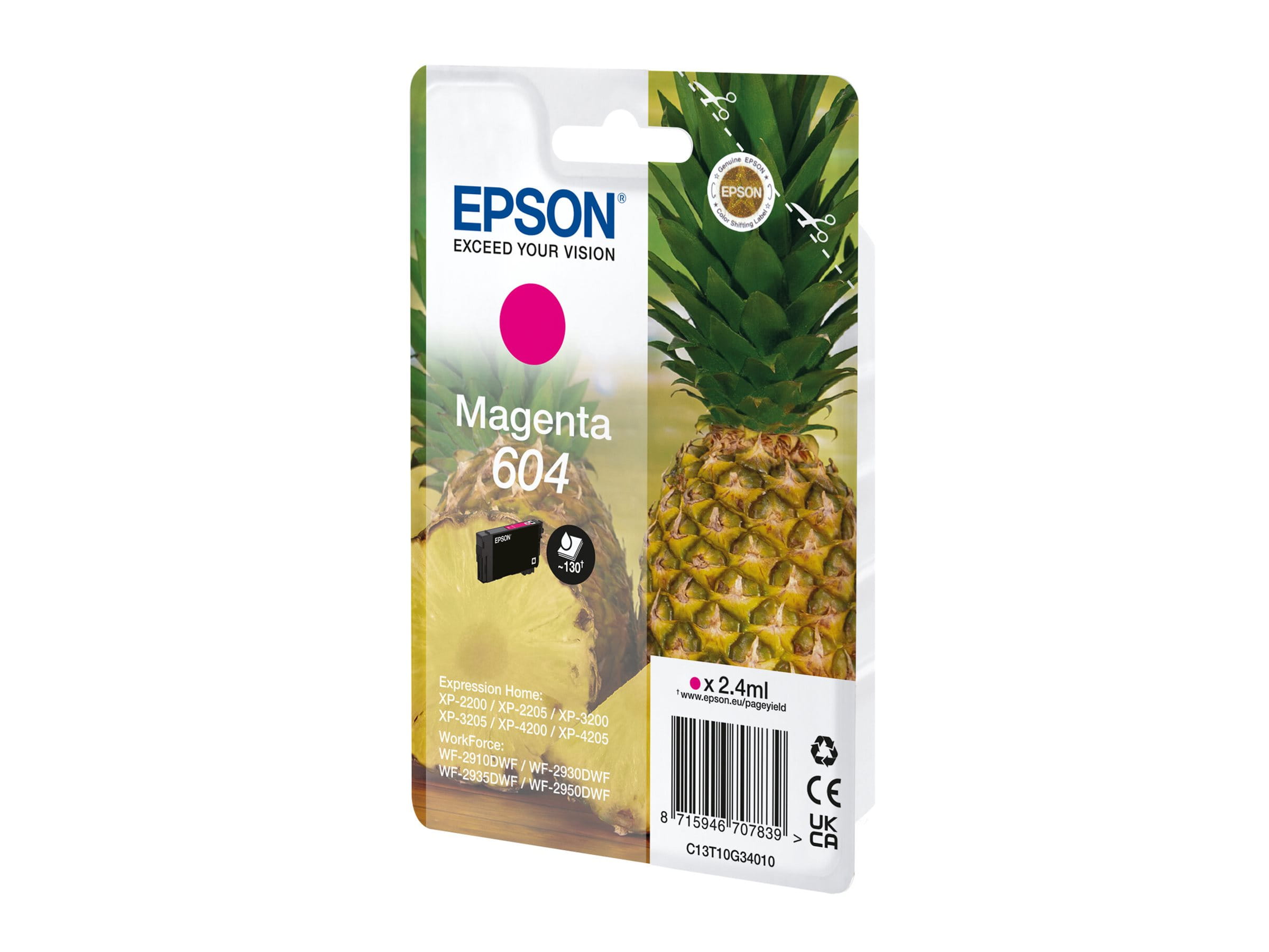 Epson 604 Singlepack - 2.4 ml - Magenta - original