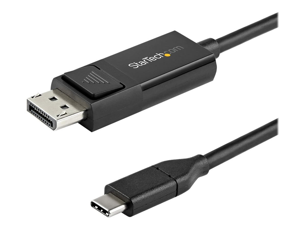 StarTech.com 3ft (1m) USB C to DisplayPort 1.2 Cable 4K 60Hz, Bidirectional DP to USB-C or USB-C to DP Reversible Video Adapter Cable, HBR2/HDR, USB Type C/Thunderbolt 3 Monitor Cable - 4K USB-C to DP Cable - DisplayPort-Kabel - 24 pin USB-C (M)