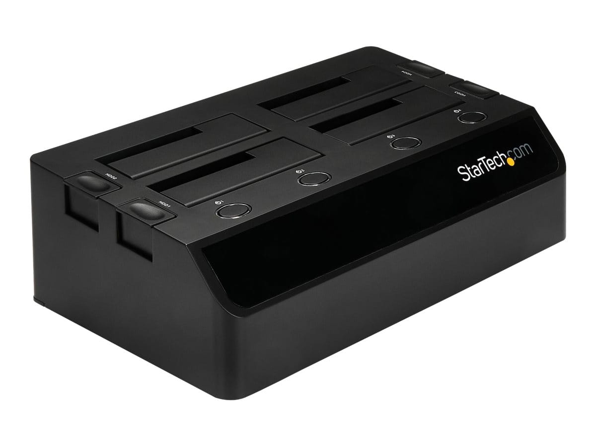 StarTech.com 4-Bay USB 3.0 to SATA Hard Drive Docking Station, USB Hard Drive Dock, External 2.53.5 SATA III (6Gbps)
