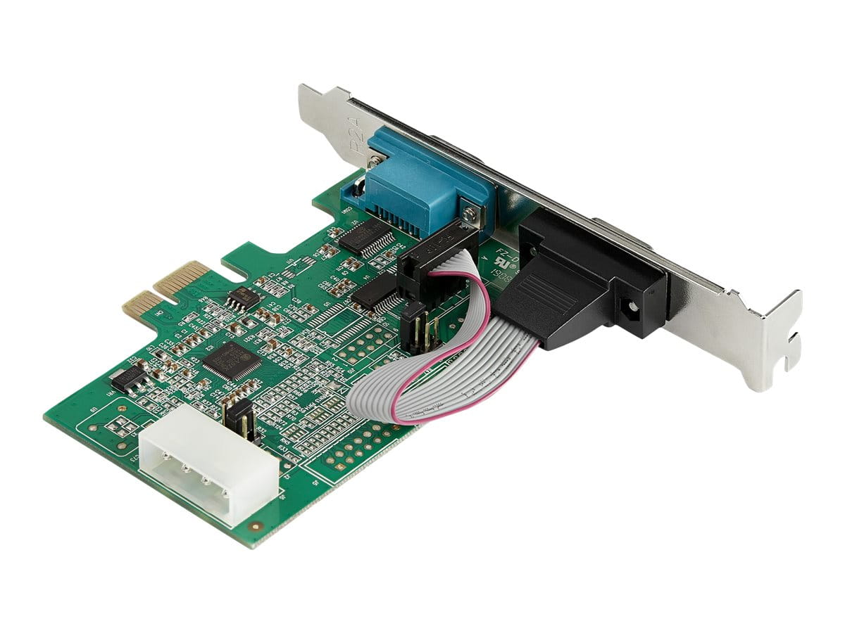 StarTech.com 2 Port Serielle PCI Express RS232 Adapter Karte - Serielle PCIe RS232 Kontroller Karte - PCIe zu Dual Serielle DB9 - 16950 UART - Erweiterungskarte - Windows & Linux (PEX2S953)