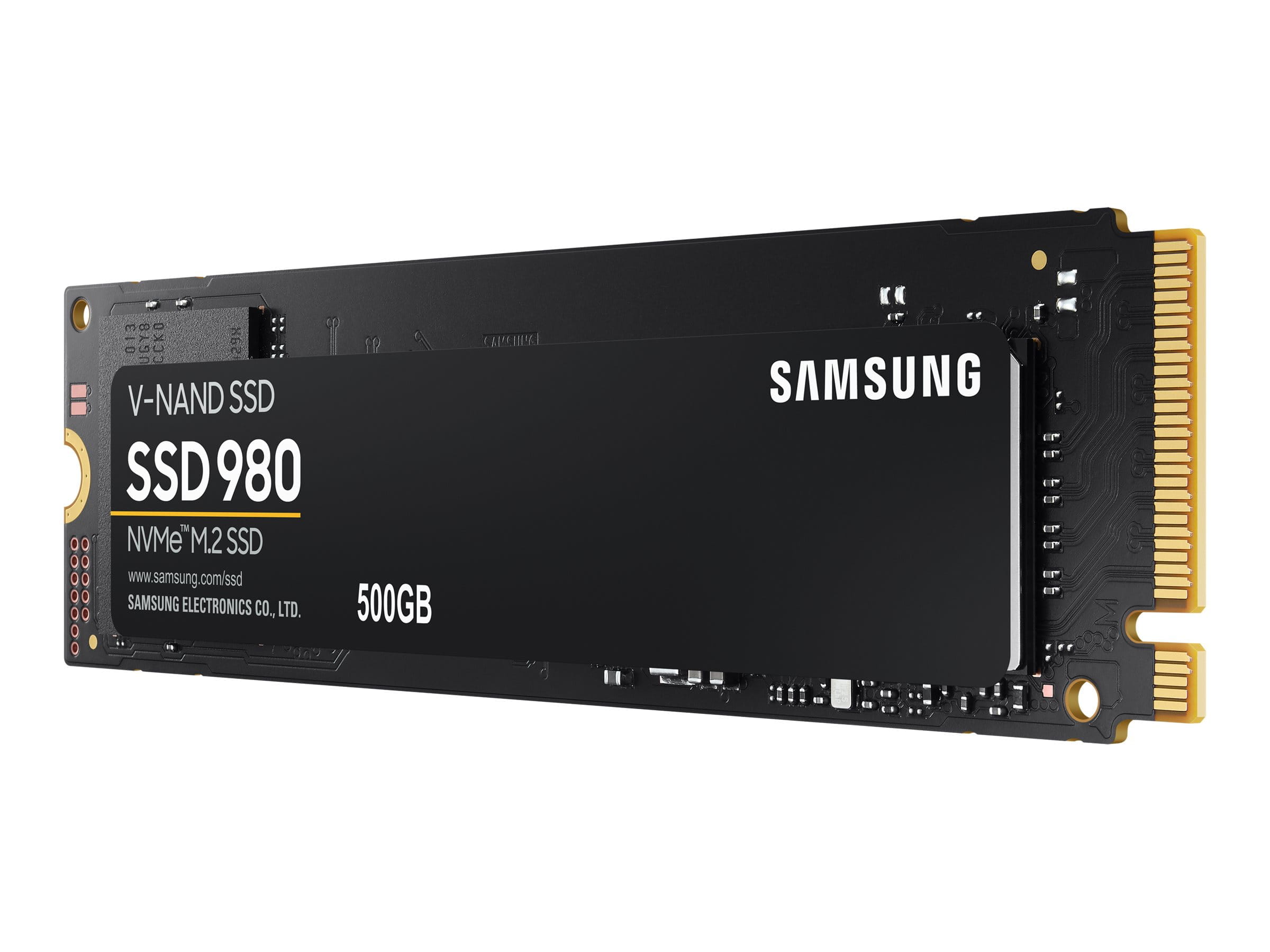 Samsung 980 MZ-V8V500BW - SSD - verschlüsselt - 500 GB - intern - M.2 2280 - PCIe 3.0 x4 (NVMe)