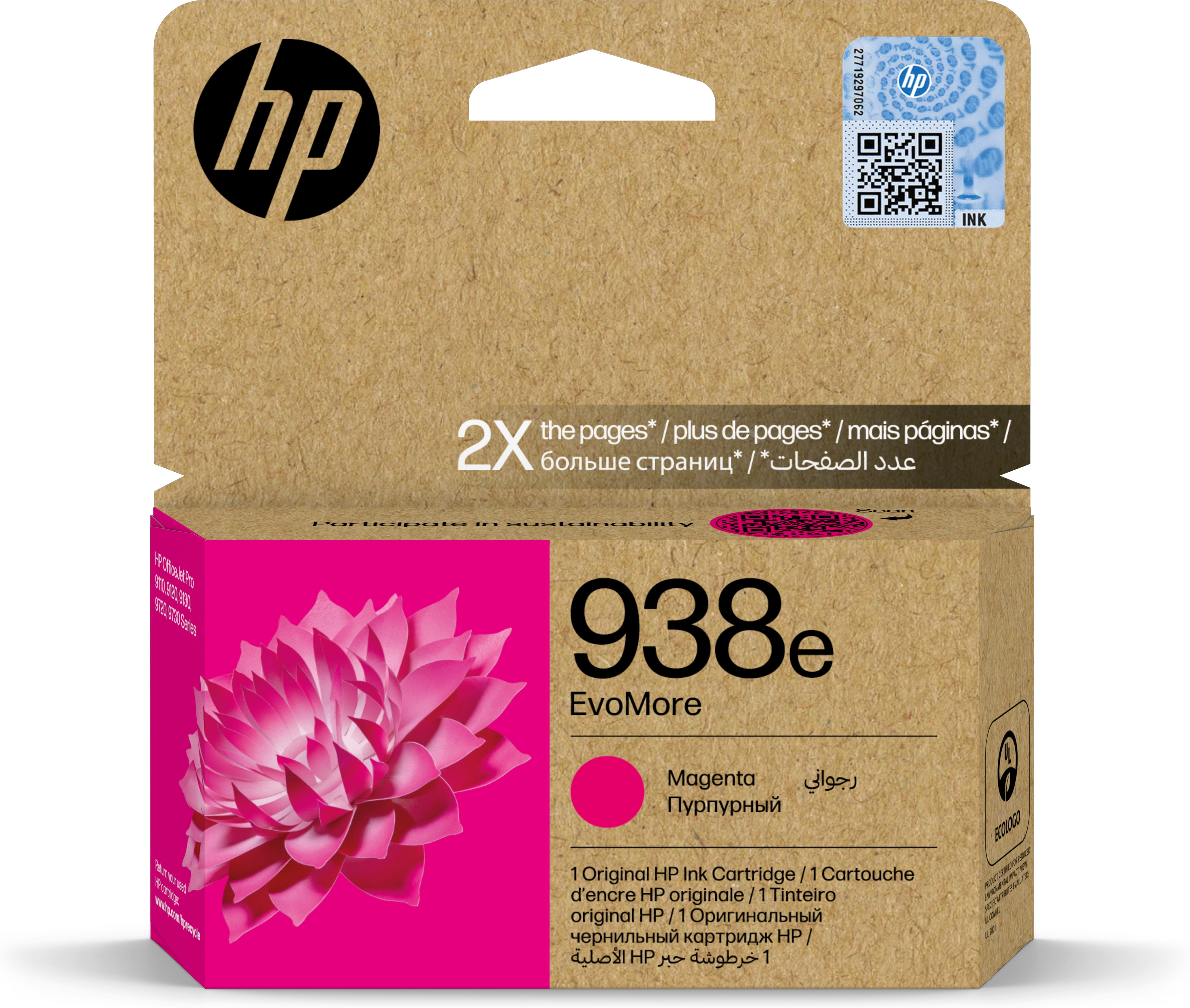 HP 938e EvoMore - Magenta - original - Tintenpatrone