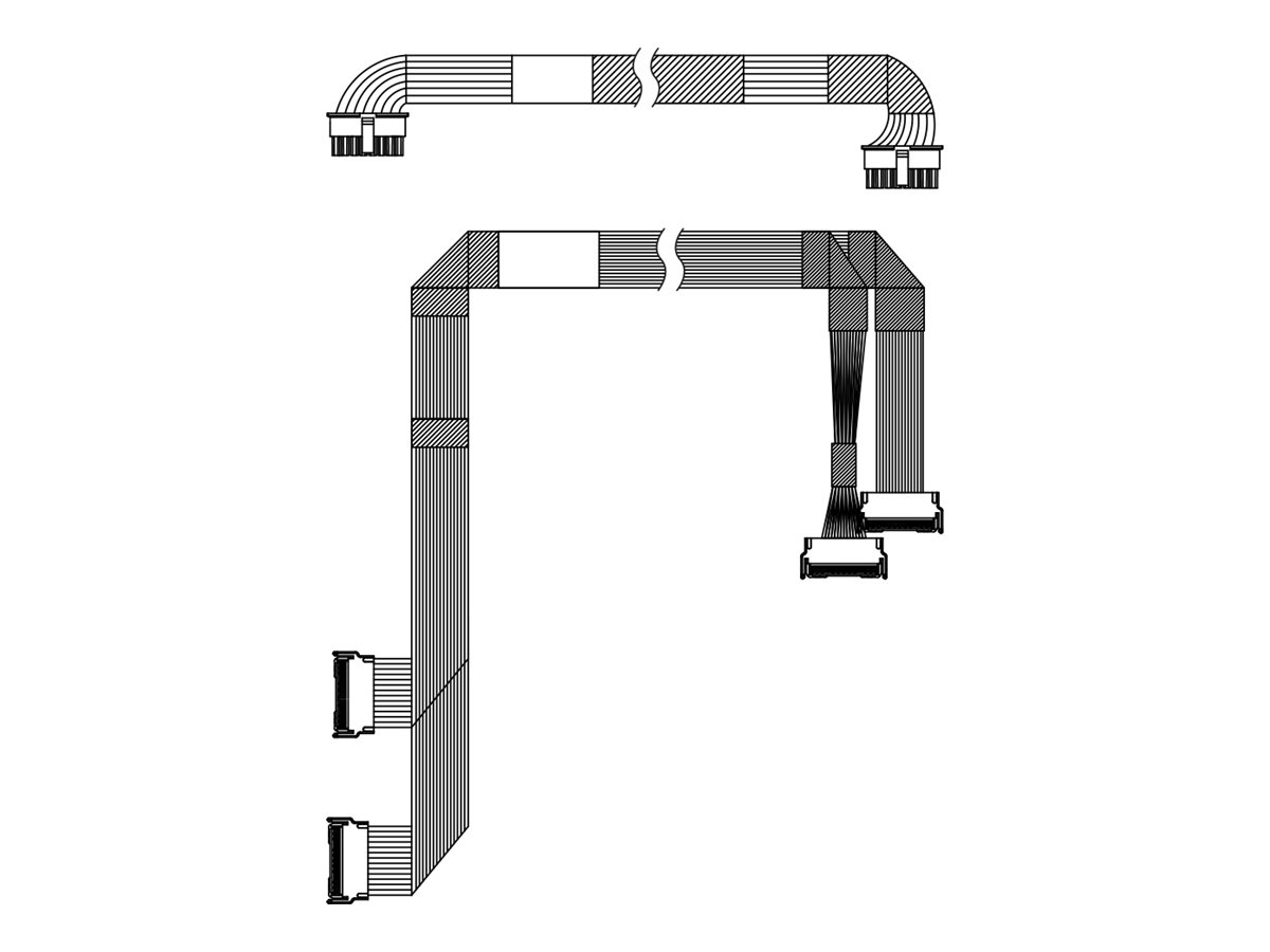 Lenovo Speicherkabelkit - für 6 x SATA/SAS + 4 x Anybay NVMe