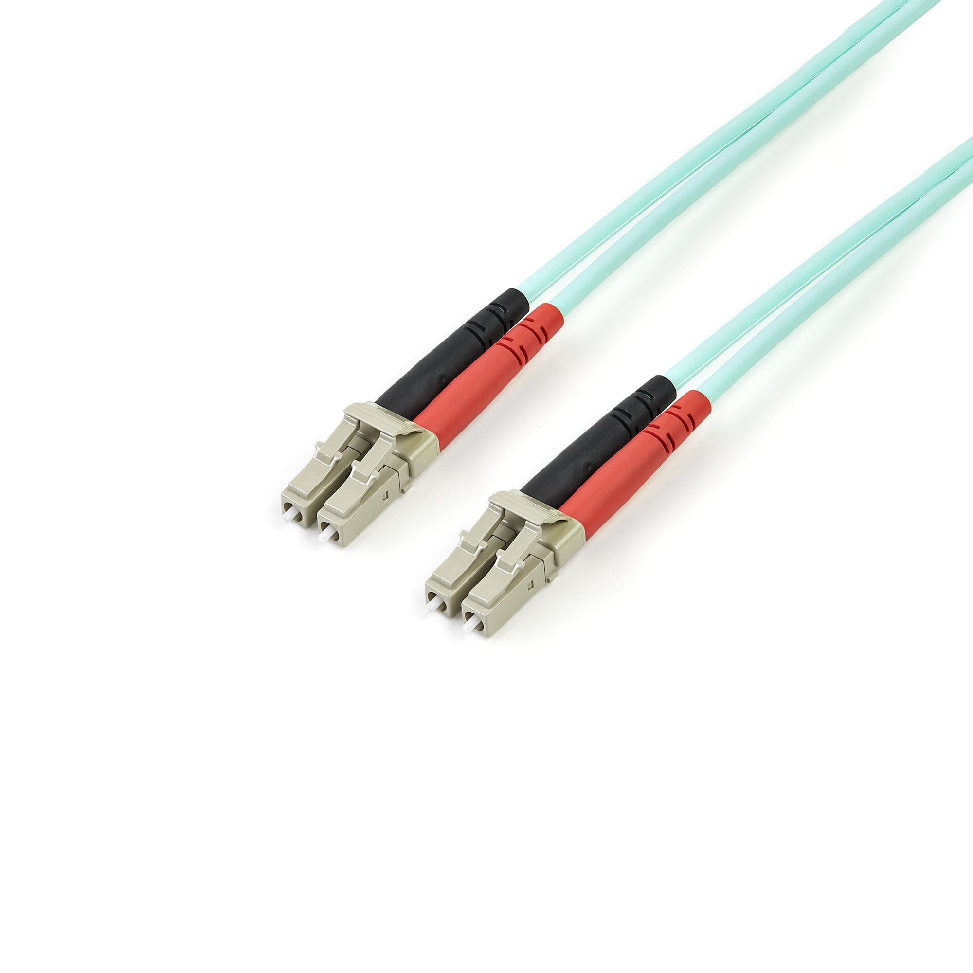 StarTech.com 3m Fiber Optic Cable - 10 Gb Aqua - Multimode Duplex 50/125 - LSZH - LC/LC - OM3 - LC to LC Fiber Patch Cable - Patch-Kabel - LC Multi-Mode (M)