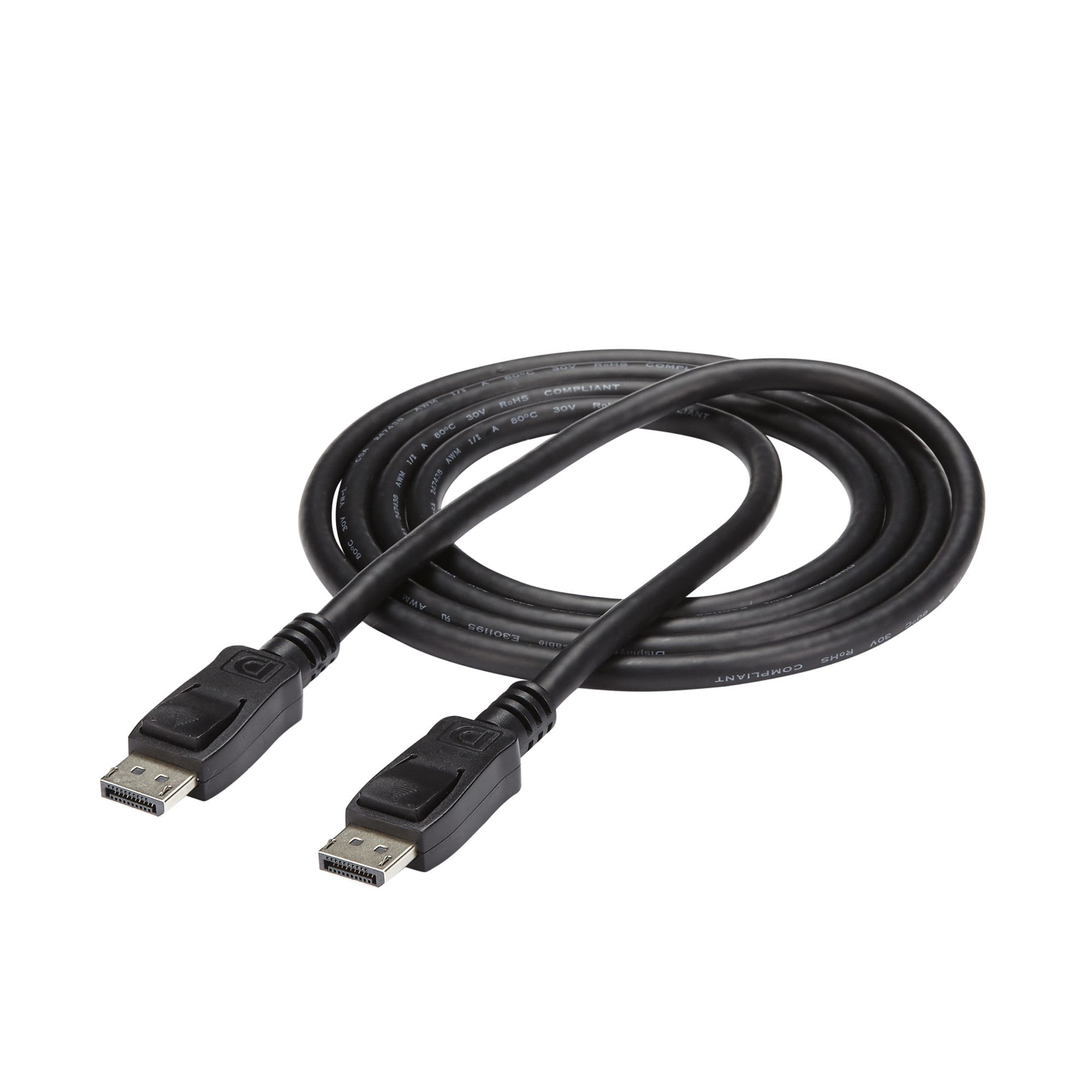 StarTech.com 2m DisplayPort 1.2 Kabel mit Verriegelung (Stecker/Stecker)