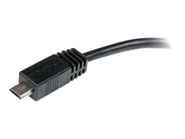 StarTech.com 15 cm Micro USB auf Mini USB-Adapterkabel – Stecker/Buchse - USB-Adapter - Mini-USB, Typ B (W)