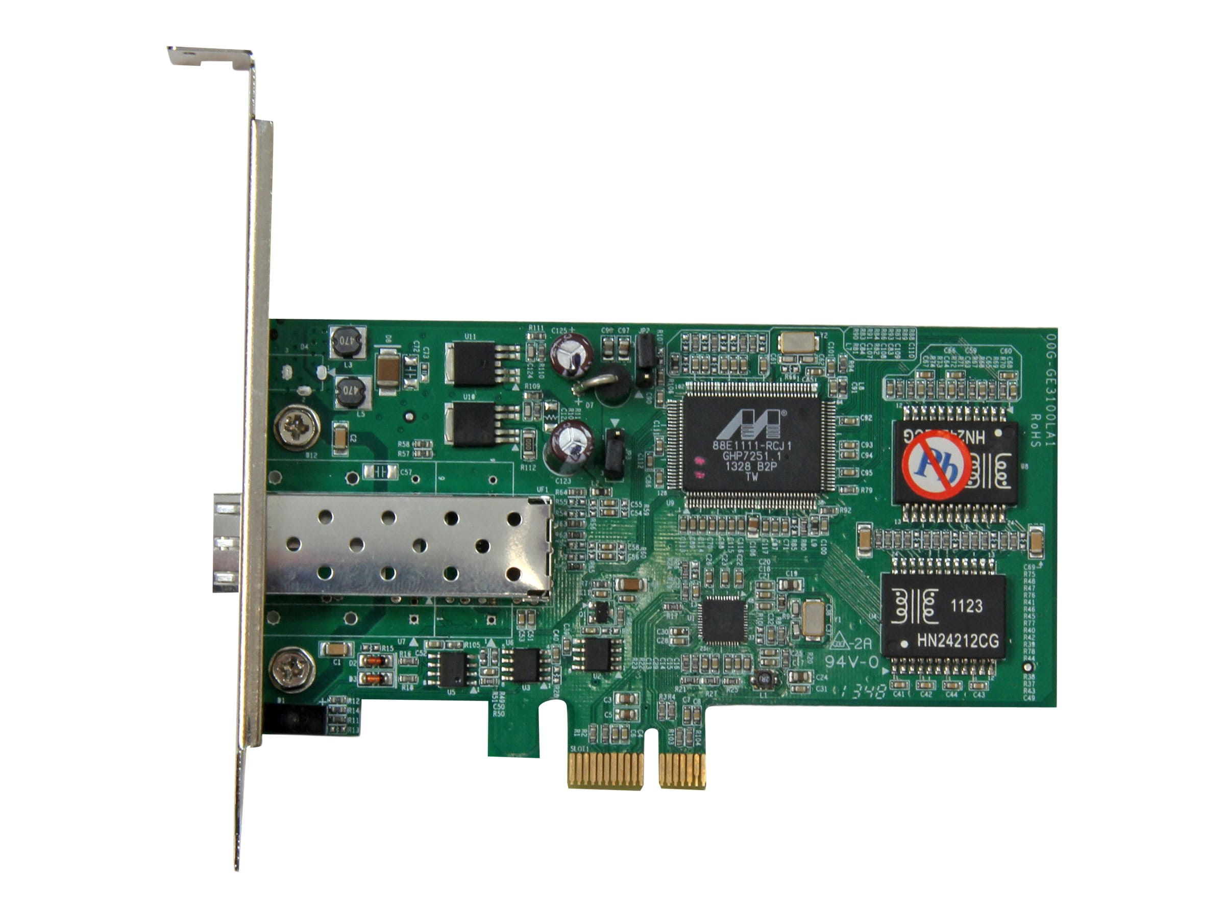 StarTech.com PCI Express Ethernet Gigabit LWL Netzwerkkarte mit offenem SFP