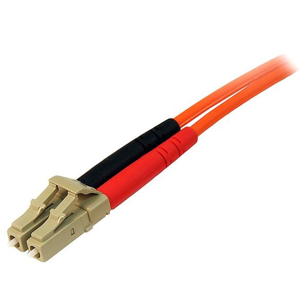 StarTech.com 1m Fiber Optic Cable - Multimode Duplex 50/125 - LSZH - LC/LC - OM2 - LC to LC Fiber Patch Cable (50FIBLCLC1)
