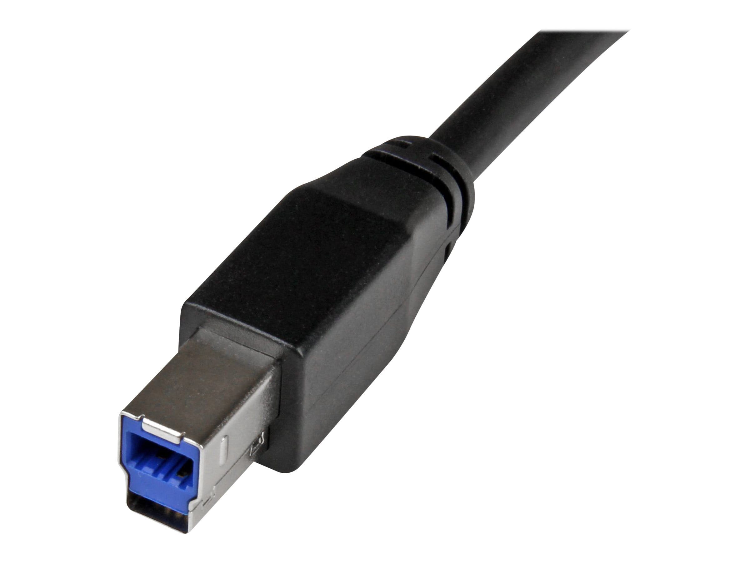 StarTech.com 5m Aktives USB 3.0 USB-A auf USB-B Kabel - USB A zu USB B Anschlusskabel - USB 3.1 Gen 1 (5 Gbit/s)