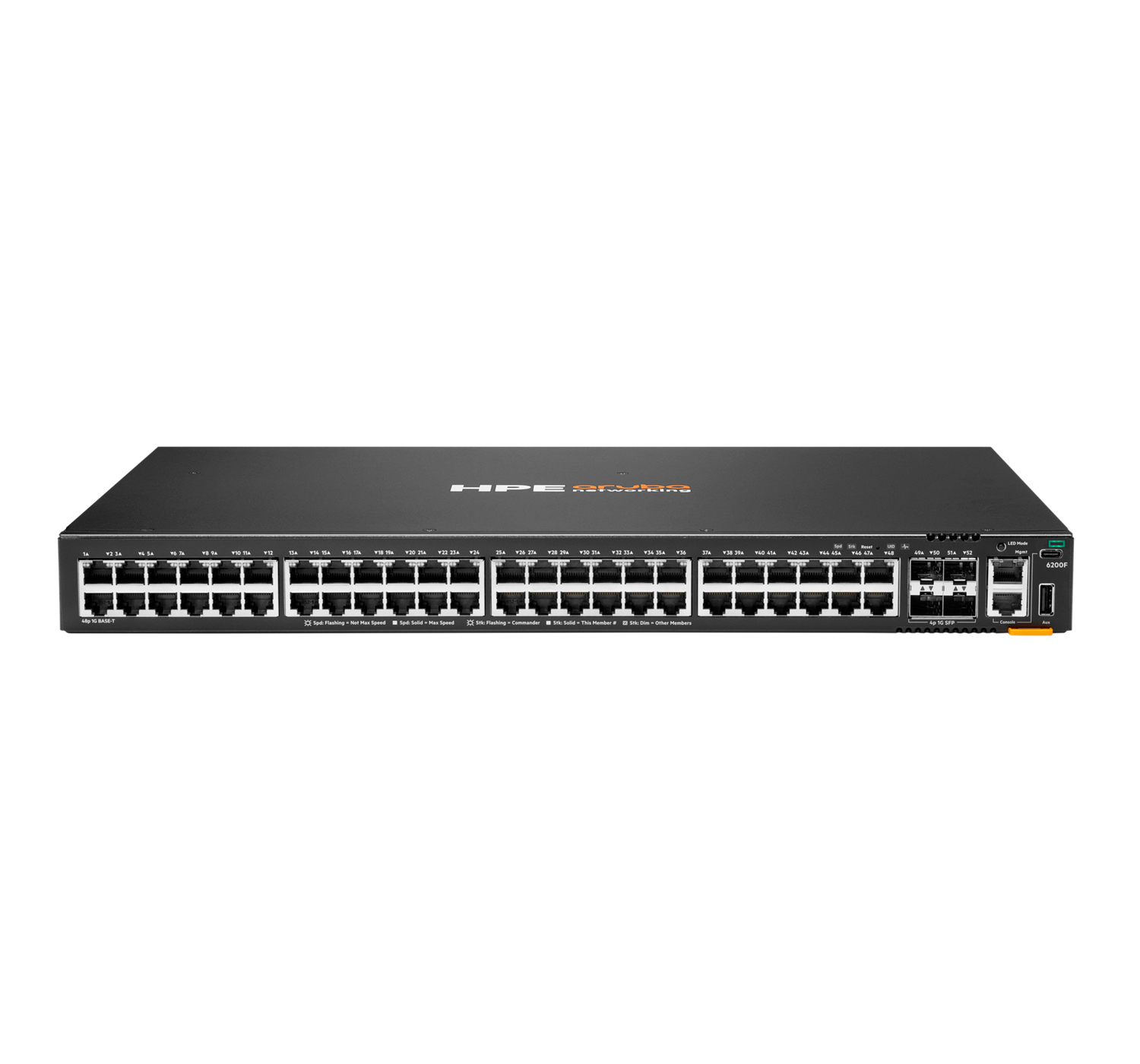 HPE Aruba Networking CX 6200F 48G 4SFP Switch - managed