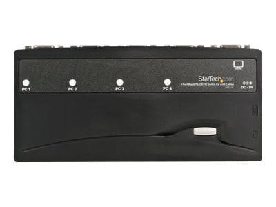 StarTech.com 4 Port VGA / PS/2 KVM Switch - PS/2 KVM Umschalter inkl. Kabel