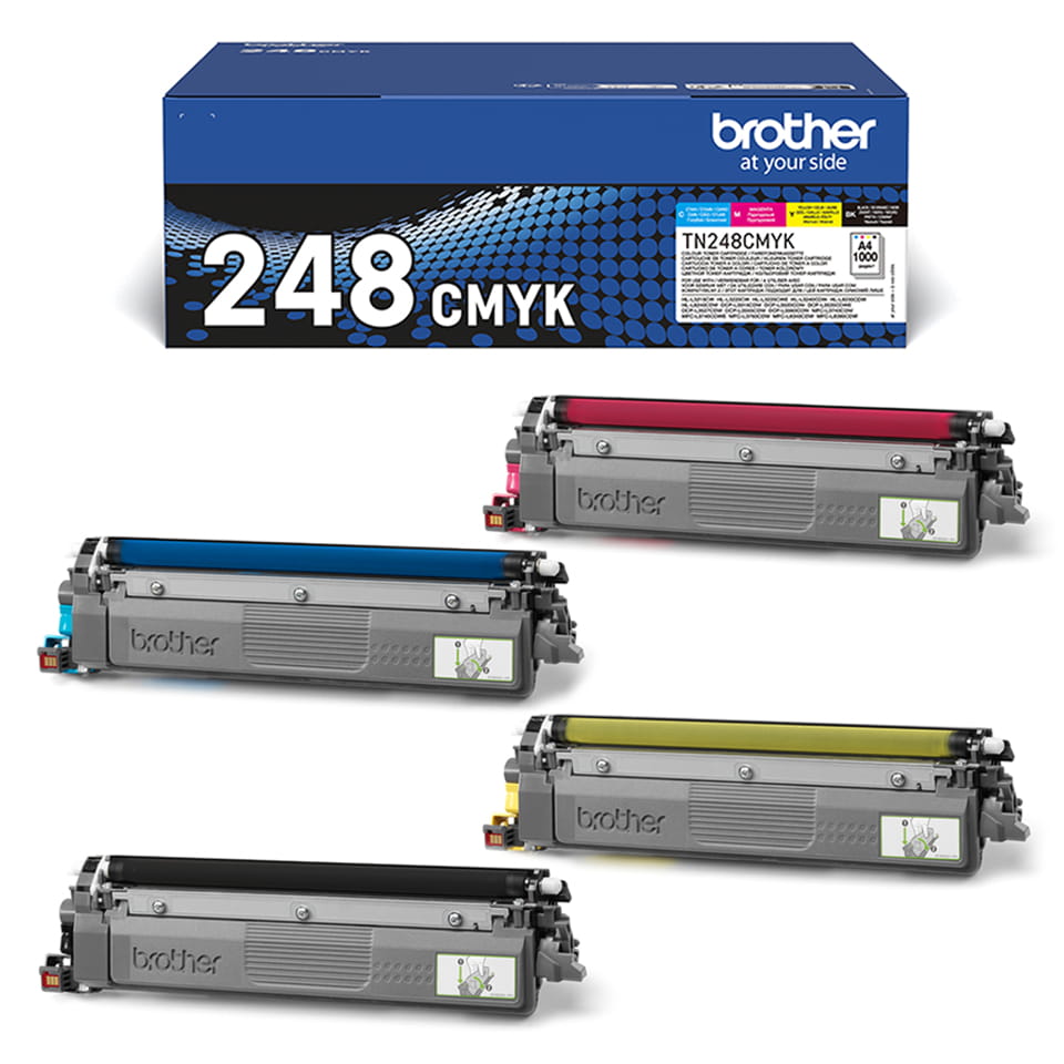 Brother TN248VAL Multipack - 4er-Pack - Schwarz, Gelb, Cyan, Magenta