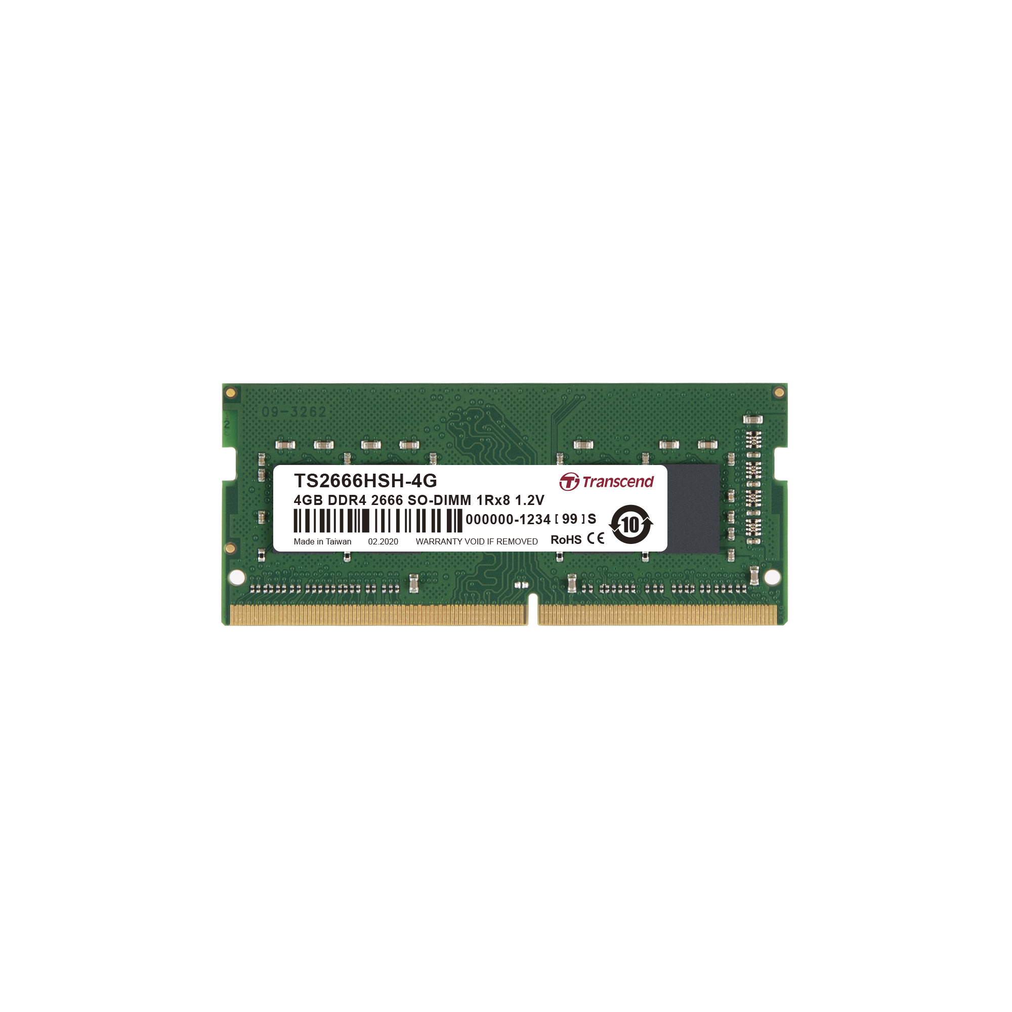 Transcend DDR4 - Modul - 4 GB - SO DIMM 260-PIN