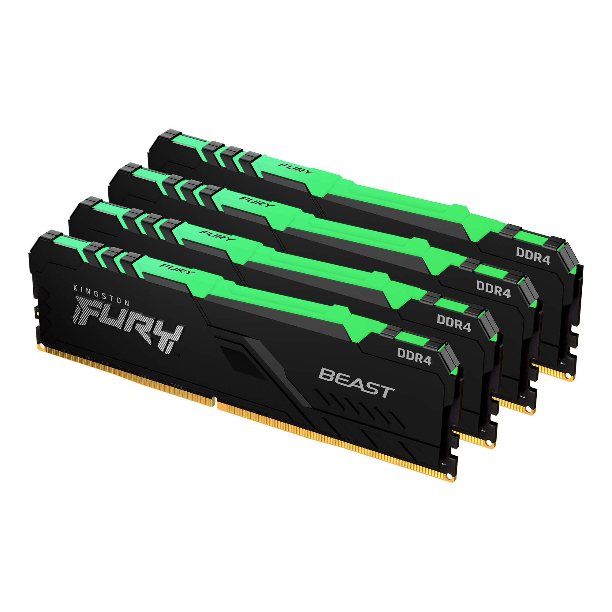 Kingston FURY Beast RGB - DDR4 - Kit - 128 GB: 4 x 32 GB