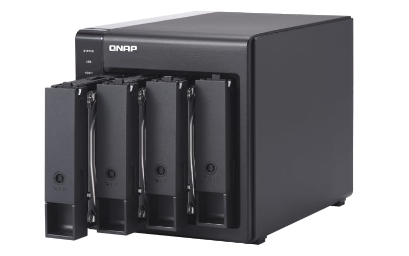 QNAP TR-004 - Festplatten-Array - 0 TB - 4 Schächte (SATA-300)
