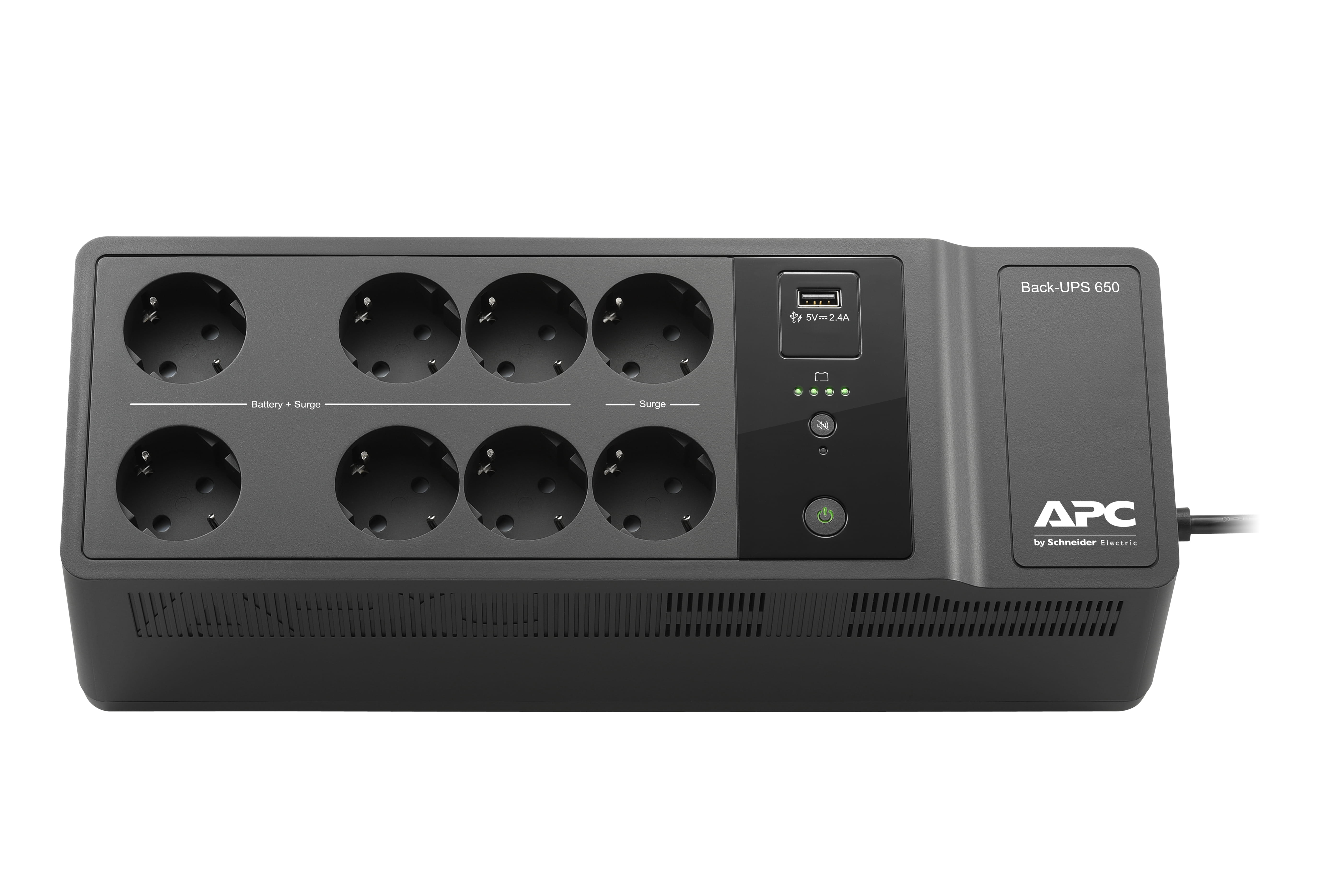 APC Back-UPS BE650G2-GR - USV - Wechselstrom 230 V - Offline-USV