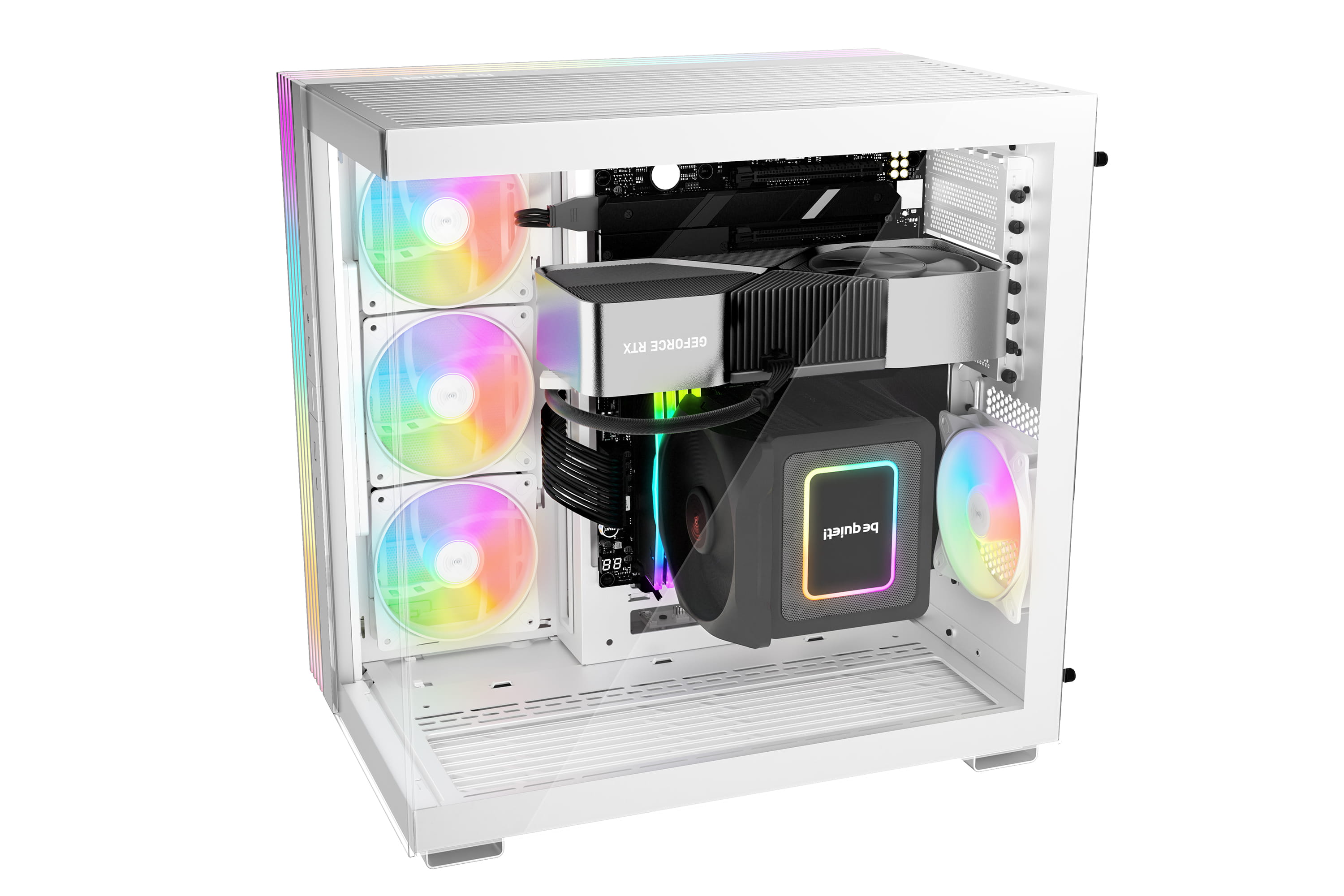 Be Quiet! Light Base 600 LX - Midi-Tower - ATX - Seitenteil mit Fenster (Glas)