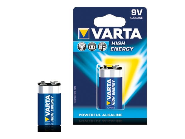 Varta High Energy - Batterie 9V - Alkalisch